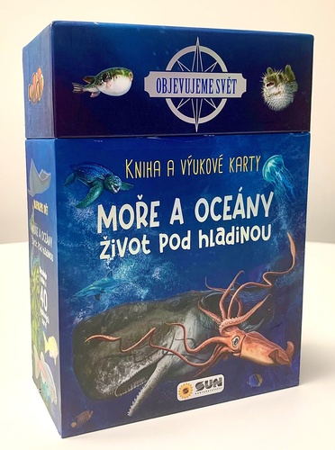 Moře a oceány Kniha a výukové karty