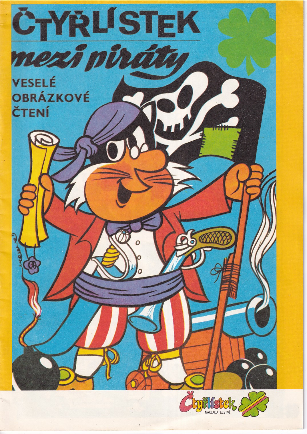 Čtyřlístek mezi piráty - reprint