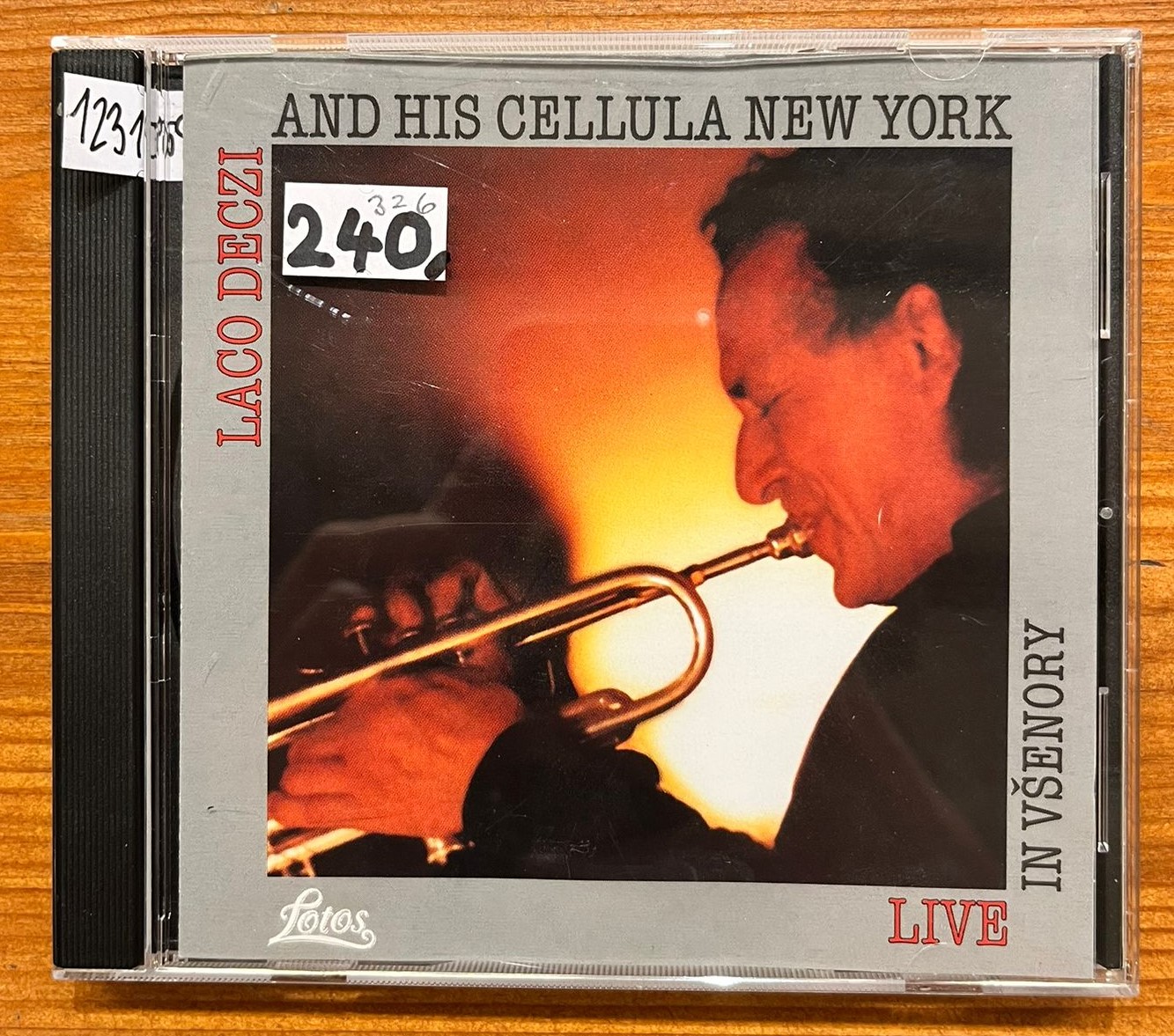 CD Laco Deczi And His Cellula New York : Live In Všenory