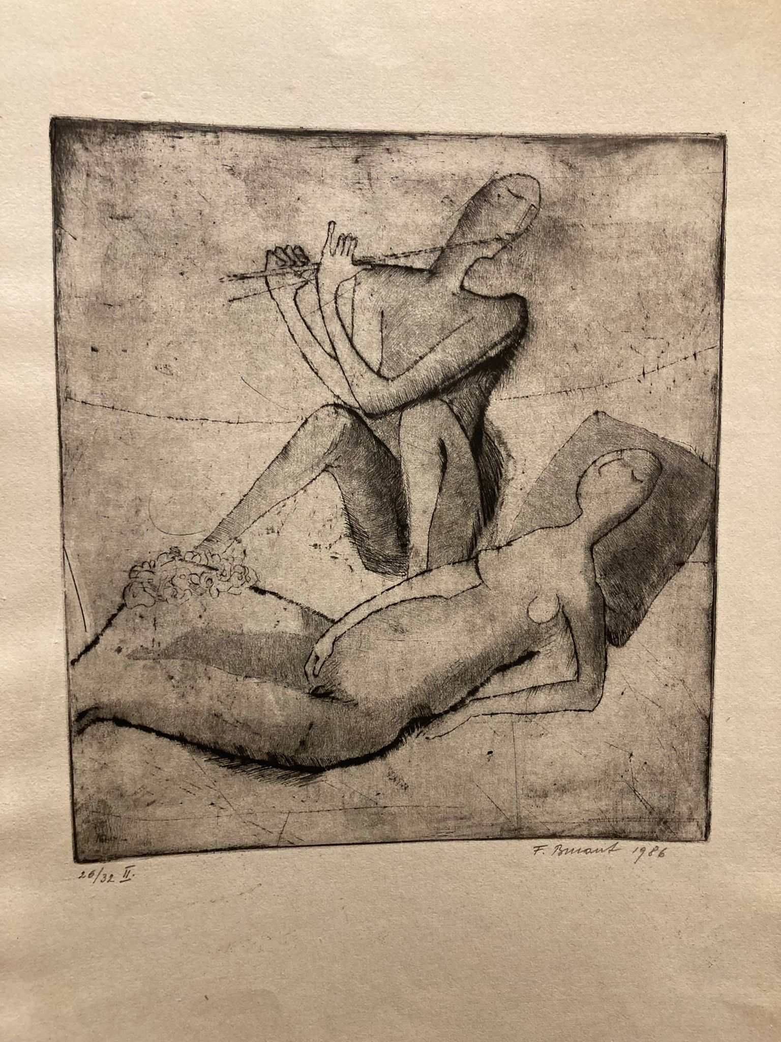 František Burant : Pištec a žena