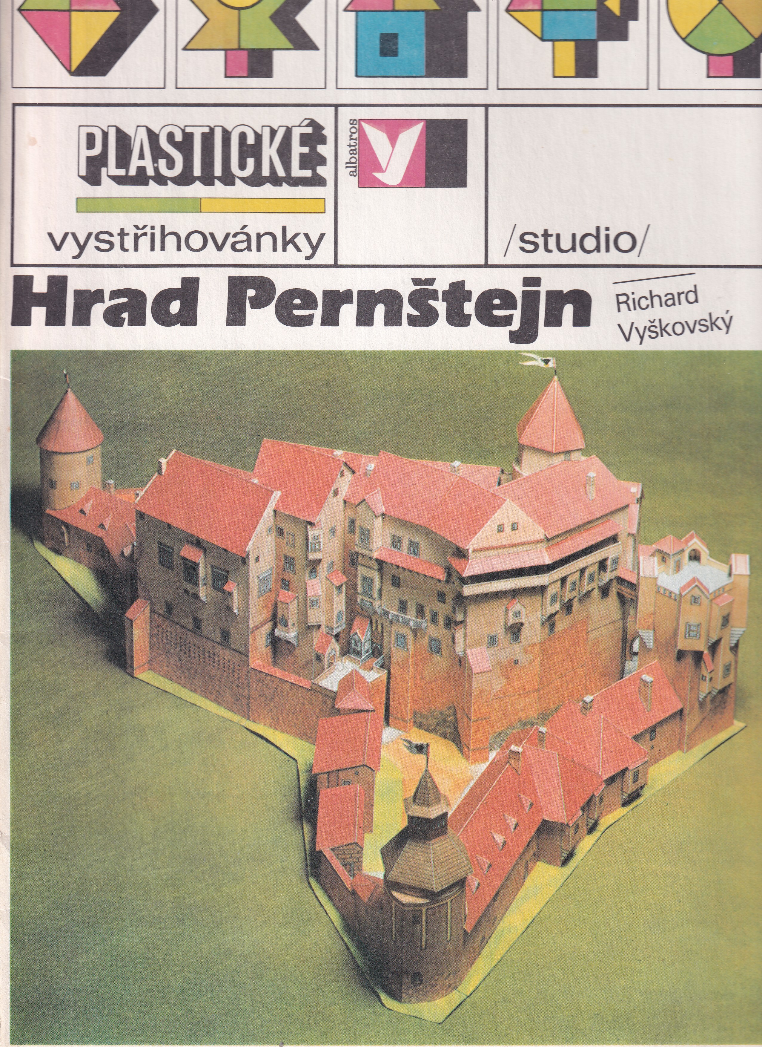 Plastické vystřihovánky - Hrad Pernštejn