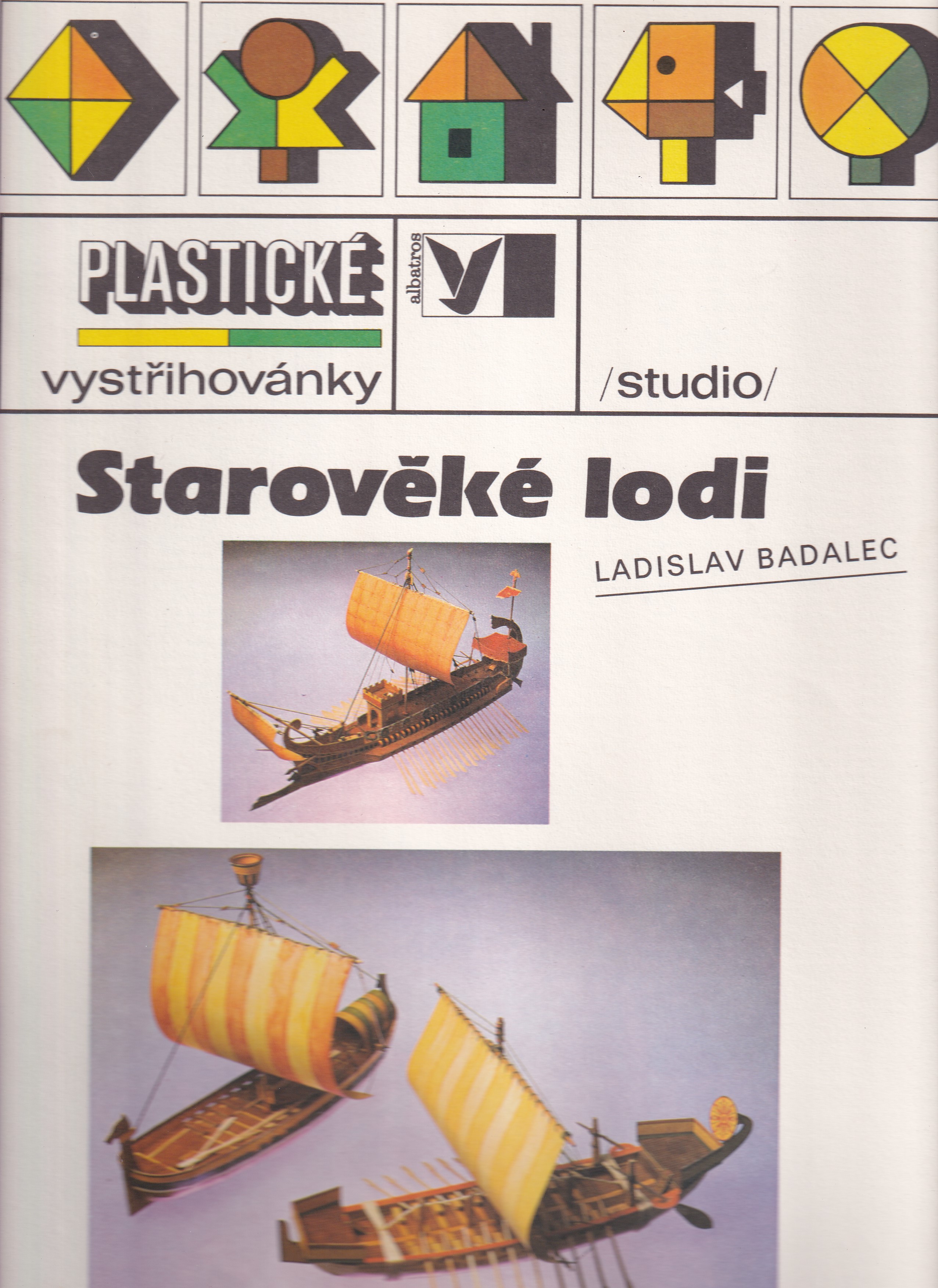Plastické vystřihovánky - Starověké lodi
