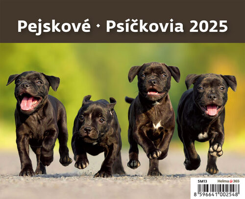 Pejskové 2025 - stolní kalendář