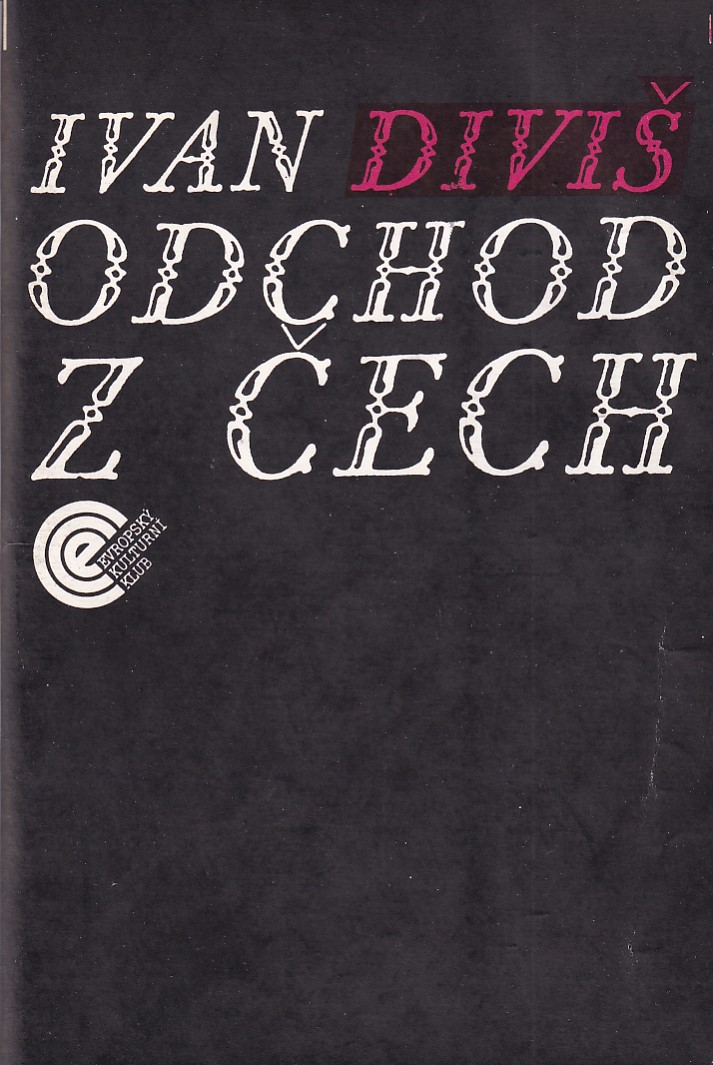 Odchod z Čech / podpis autora