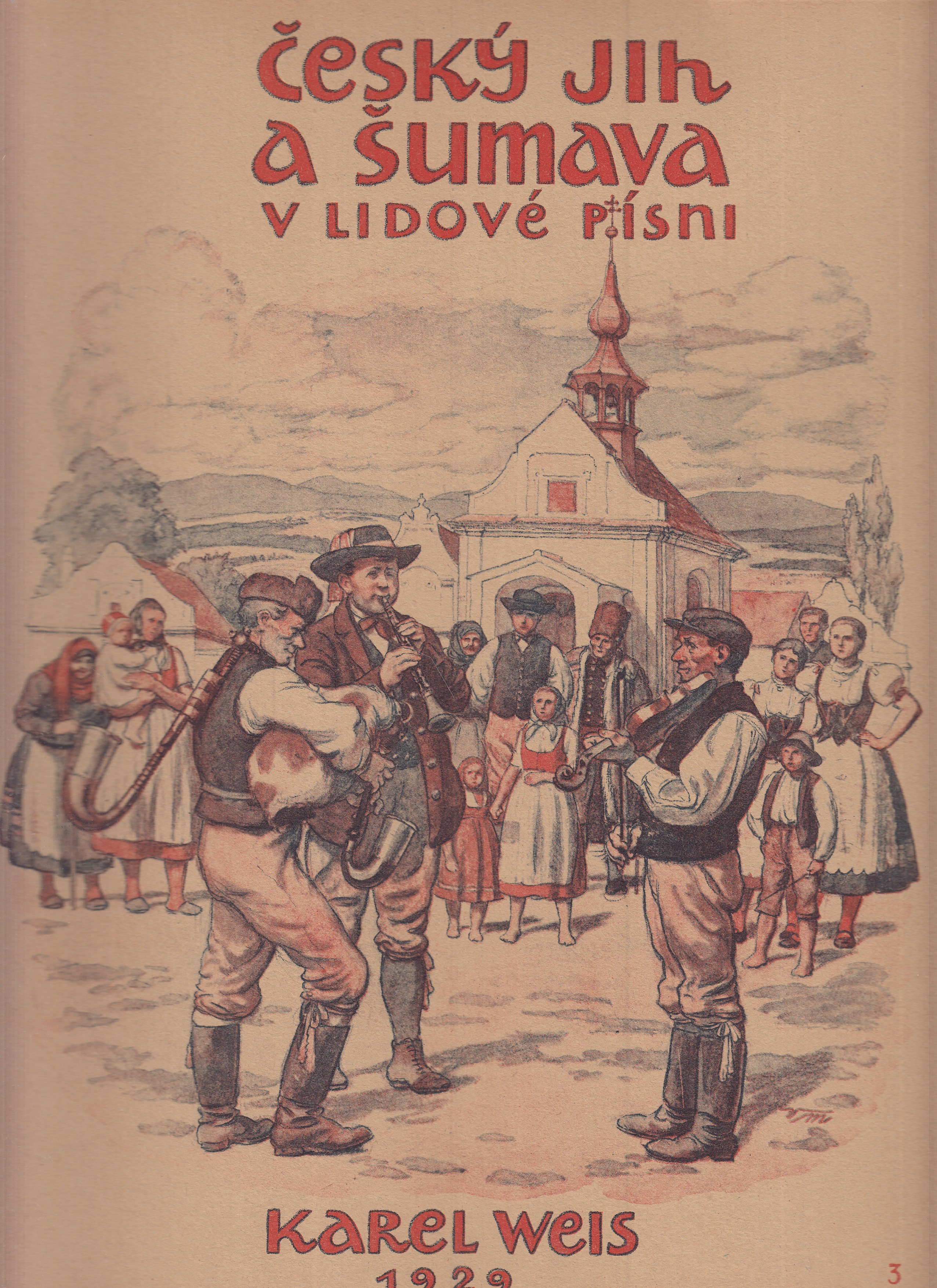 Český jih a Šumava v Písni - noty