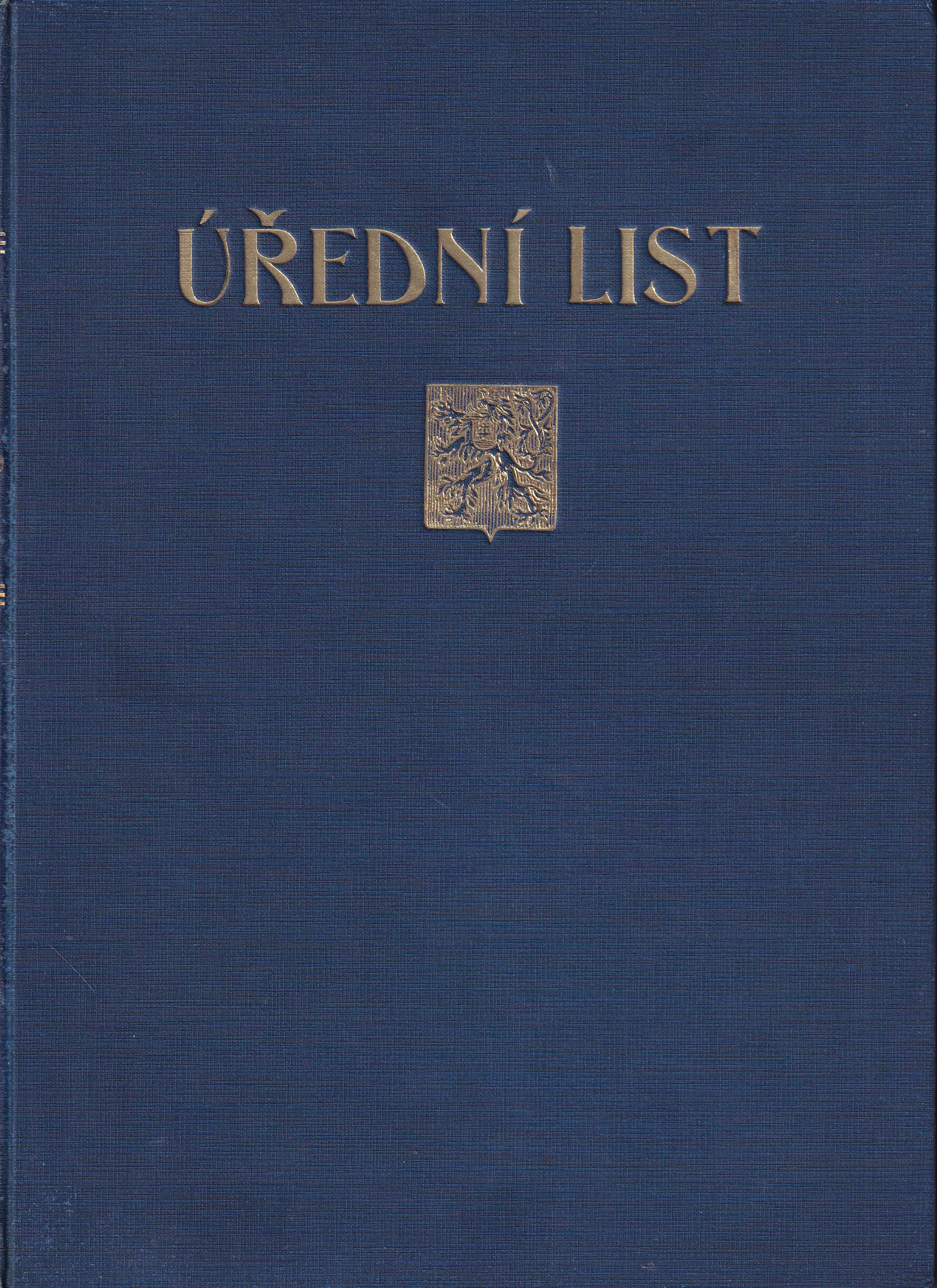 Úřední list ředitelství pošt a telegrafů v Praze (ročník 1929-1930)