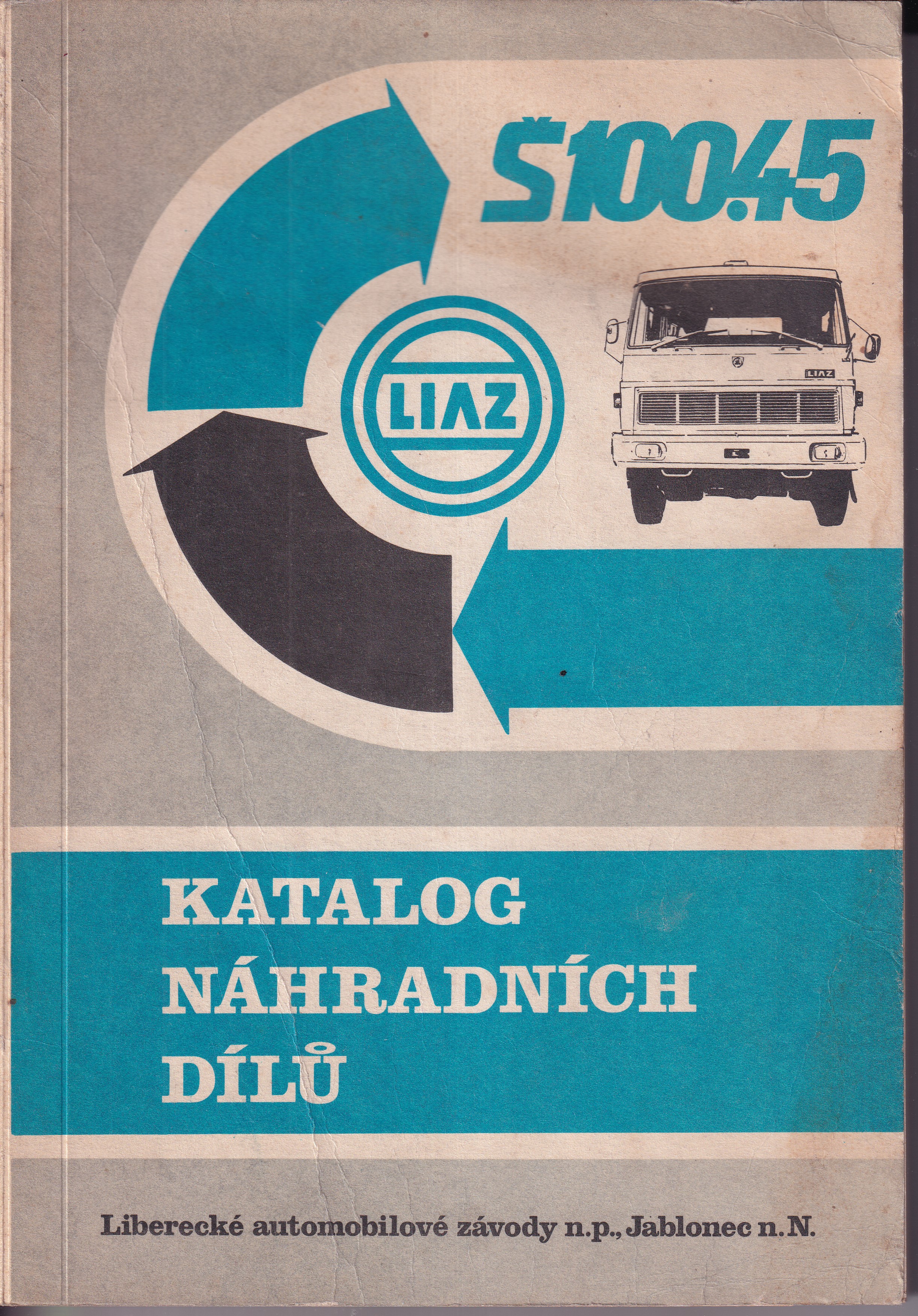 Katalog náhradních dílů návěsového tahače Š 100.45