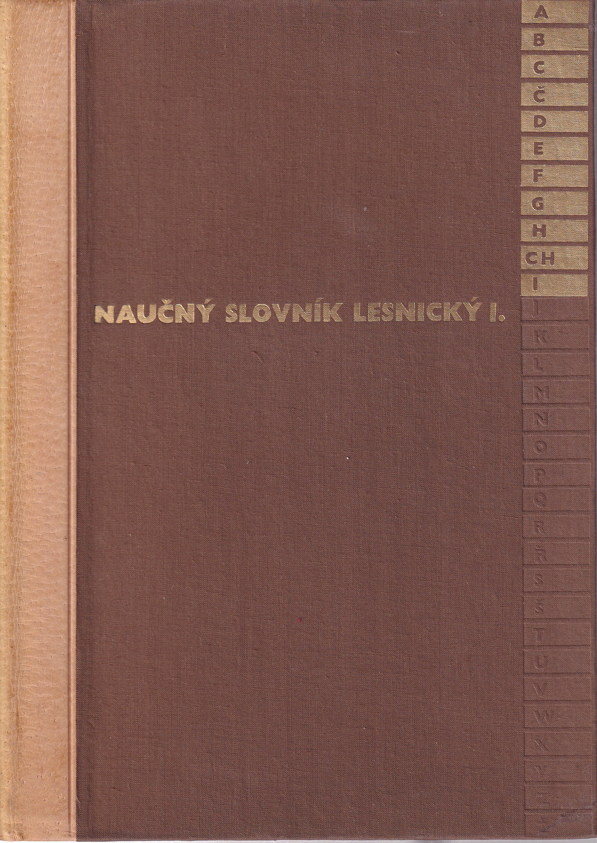 Naučný slovník lesnický I., II., III.