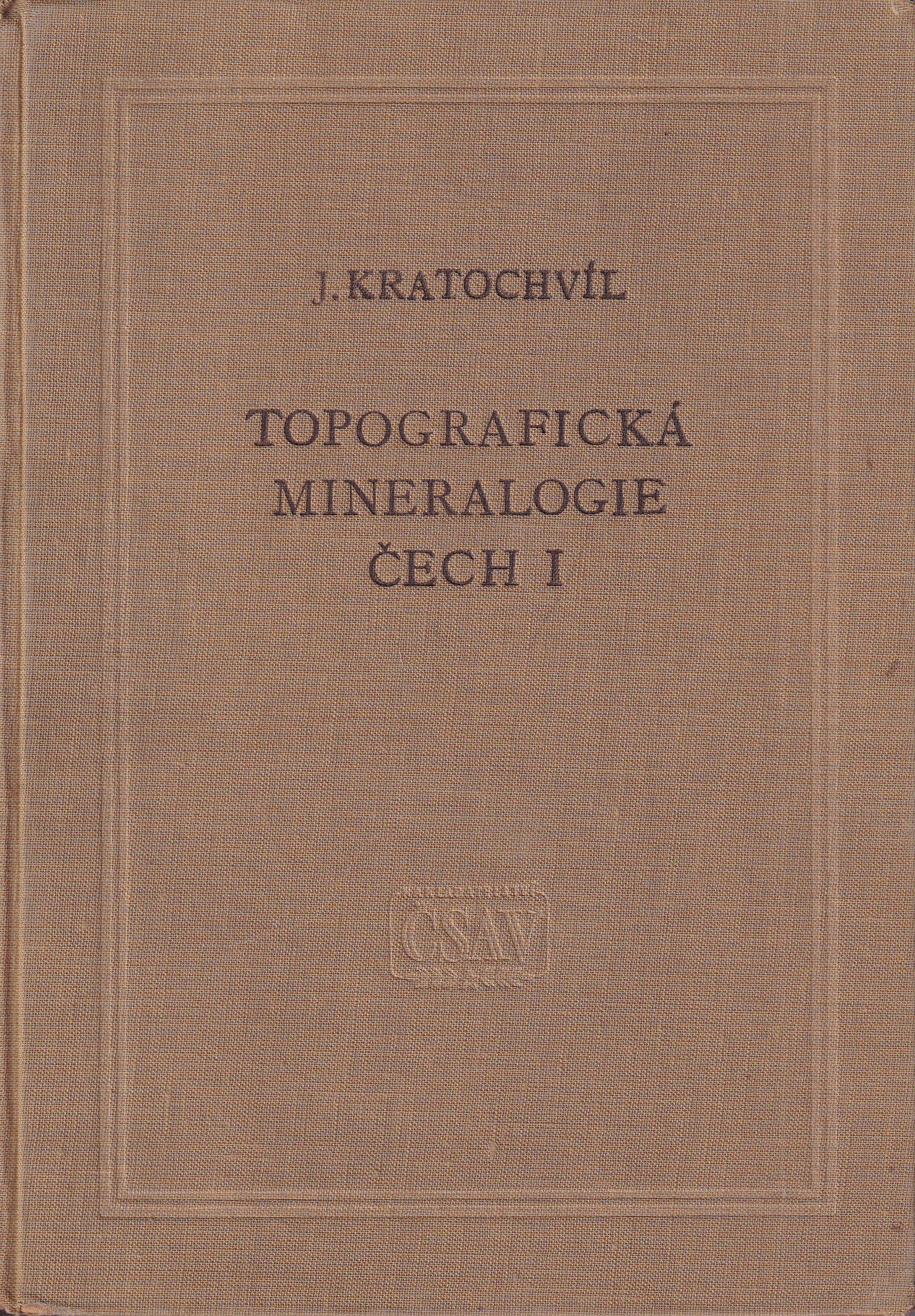 Topografická mineralogie Čech  I. A - G