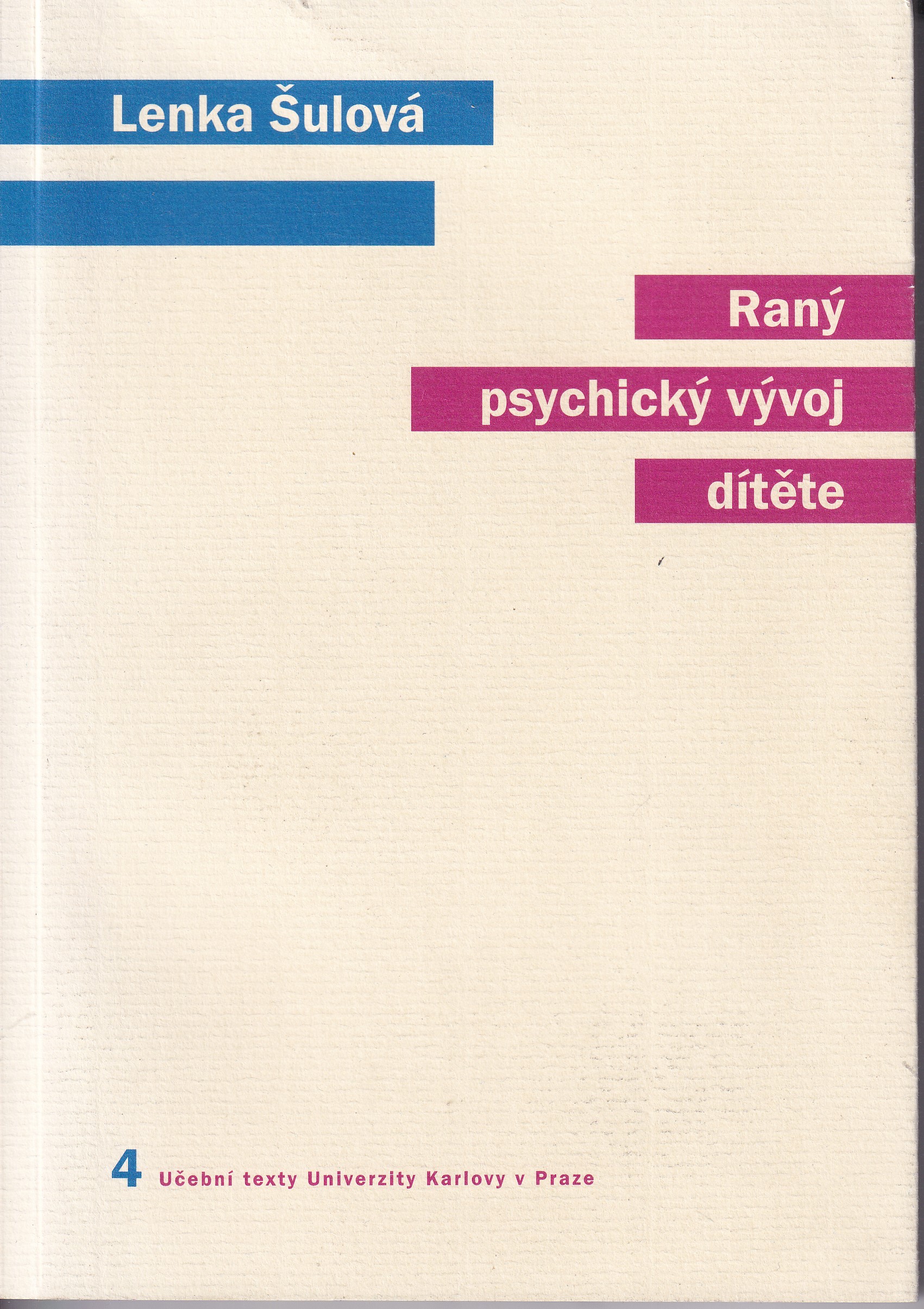 Raný psychický vývoj dítěte