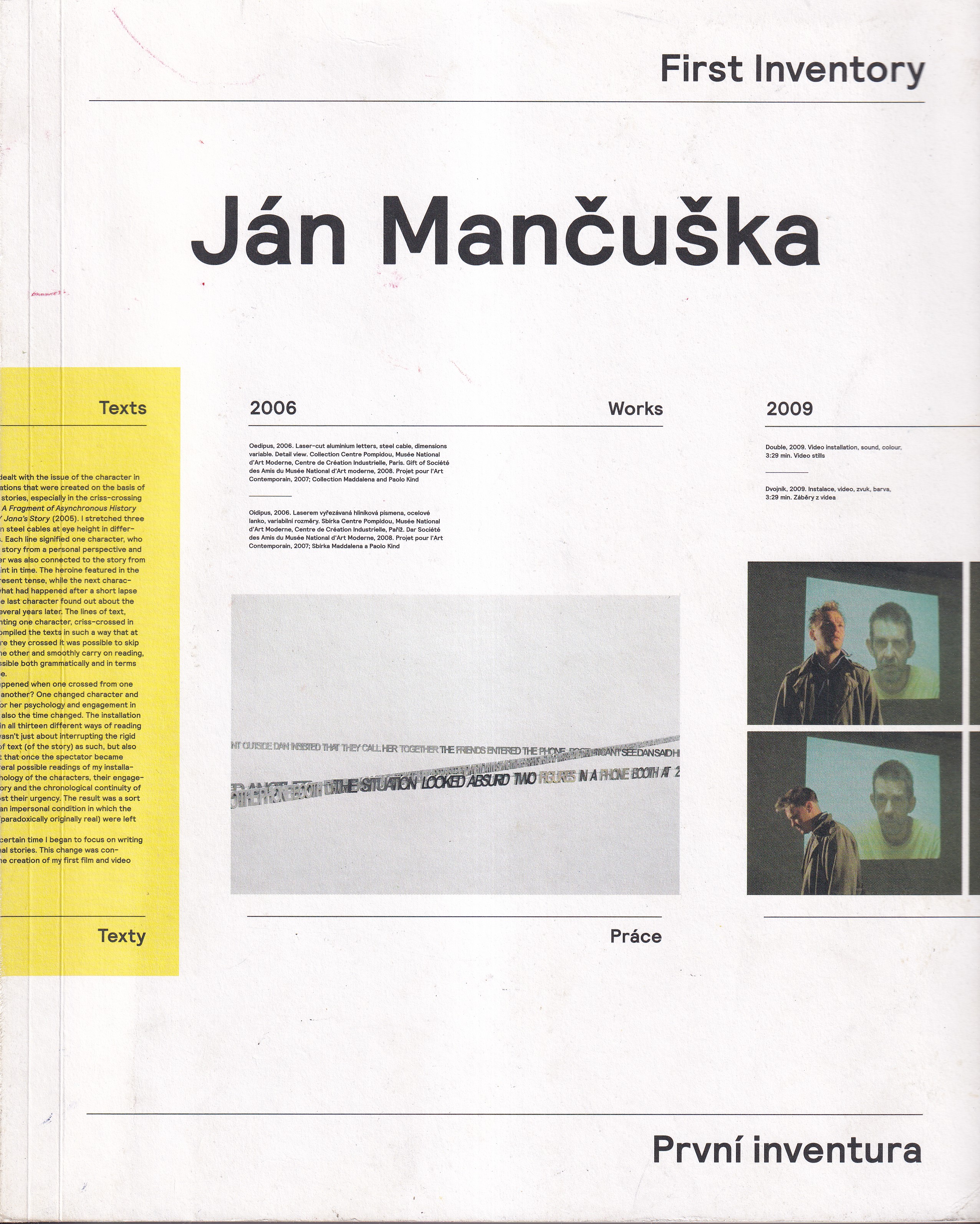 Ján Mančuška : První inventura