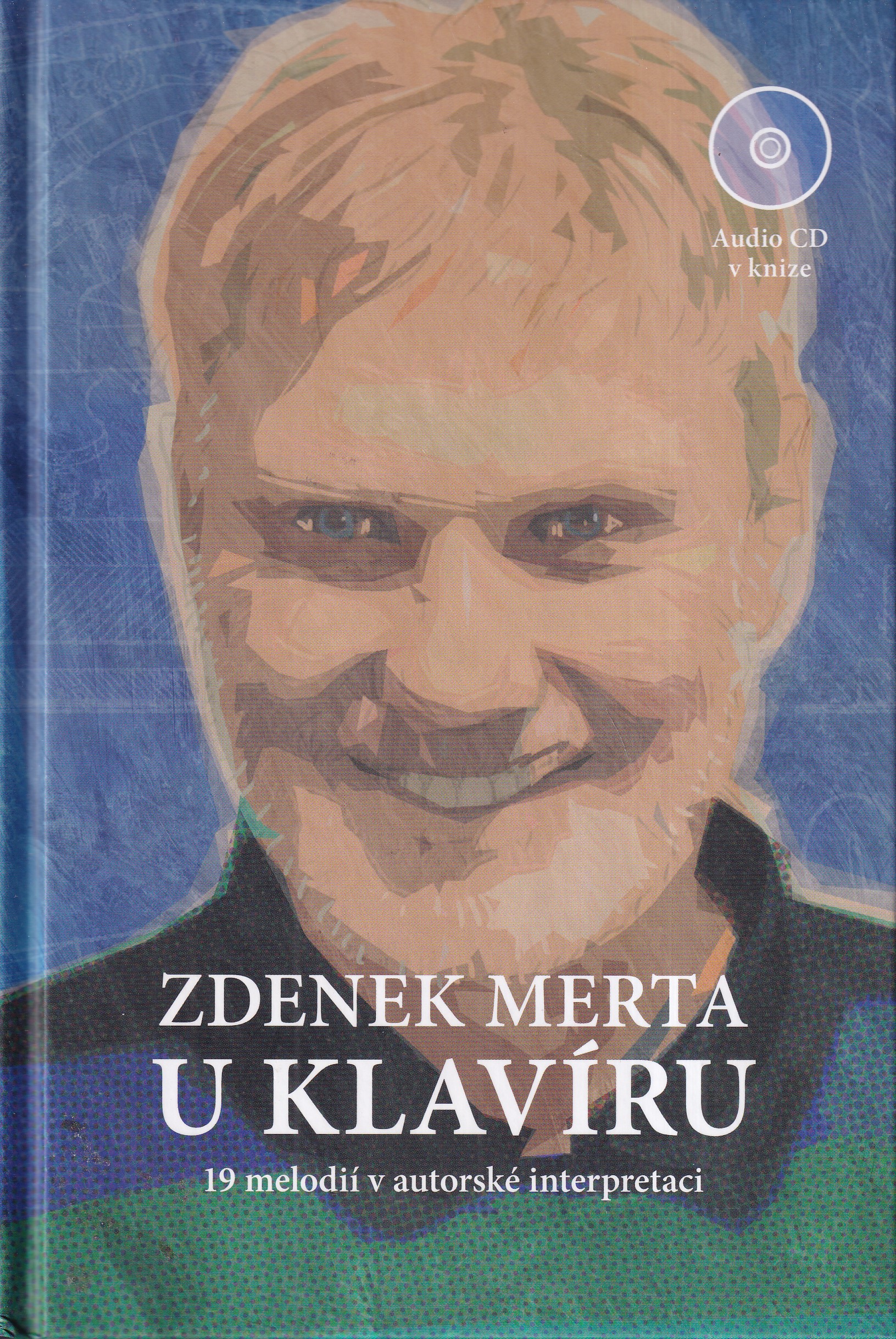 Zdenek Merta u klavíru - podpis Zdenek Merta
