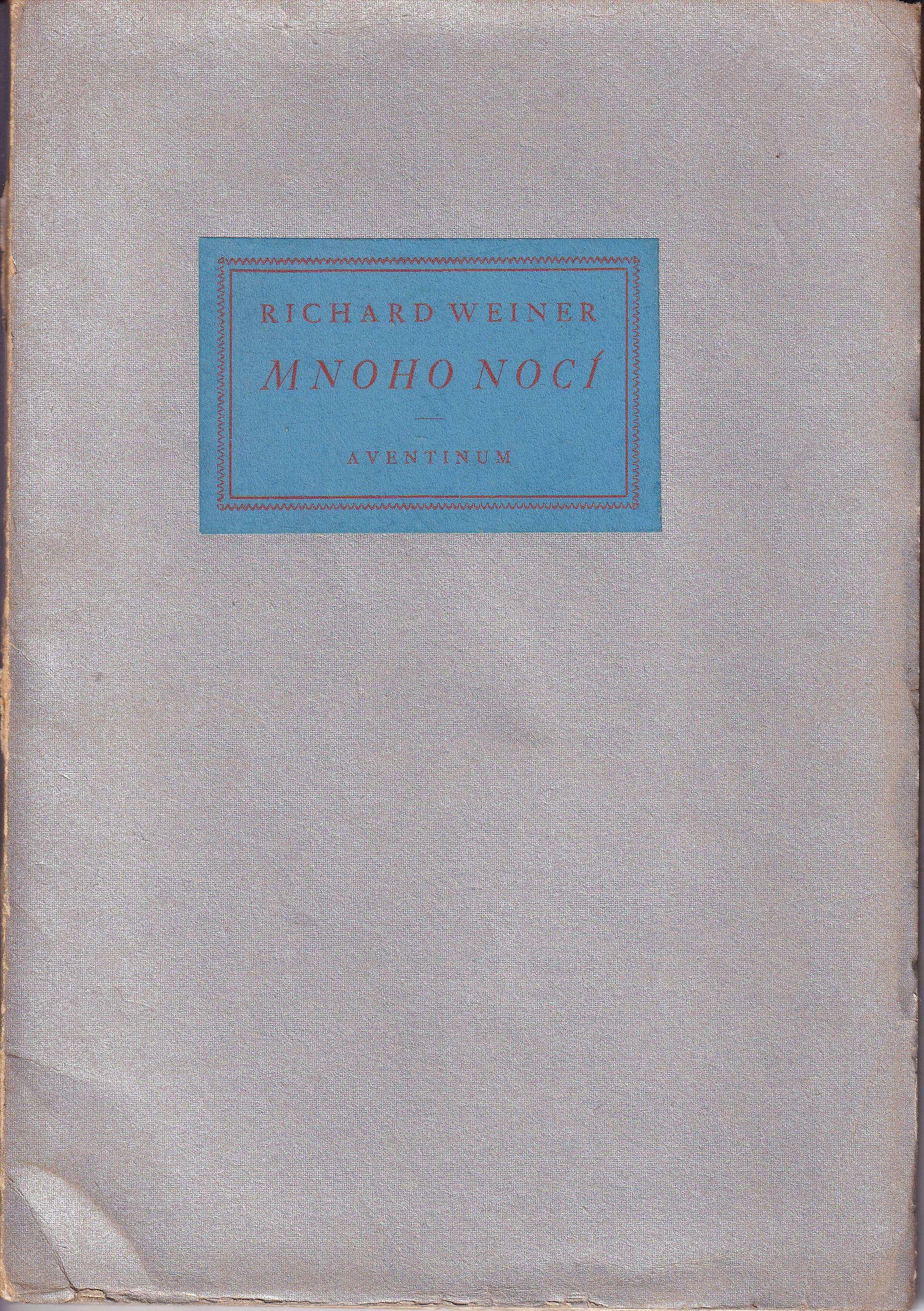 Mnoho nocí / ilustrace Josef Šíma