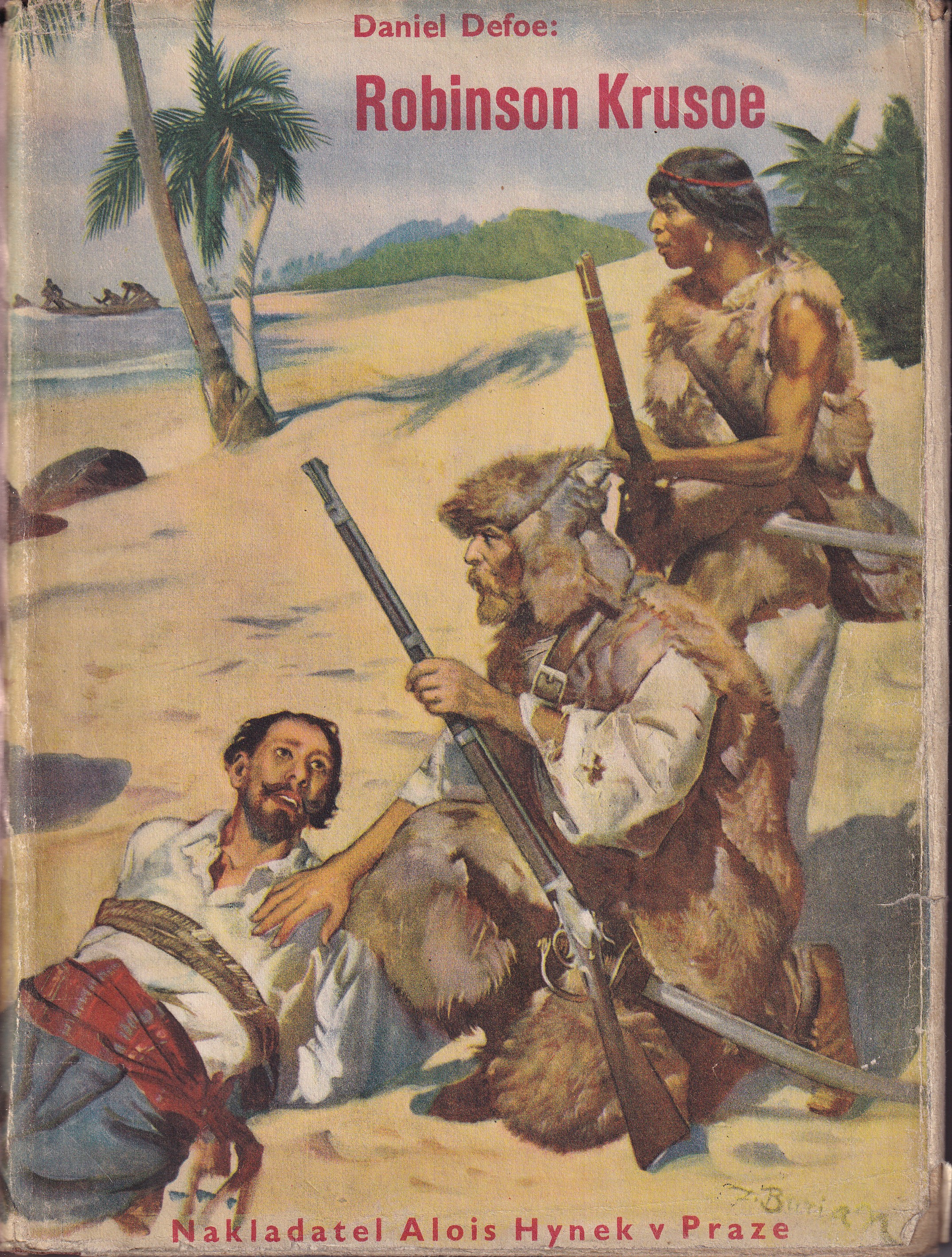 Robinson Krusoe / obálka Zdeněk Burian