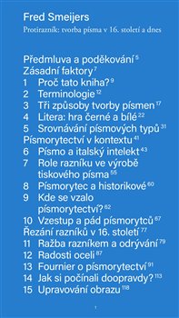 Protirazník: tvorba písma v 16. století a dnes