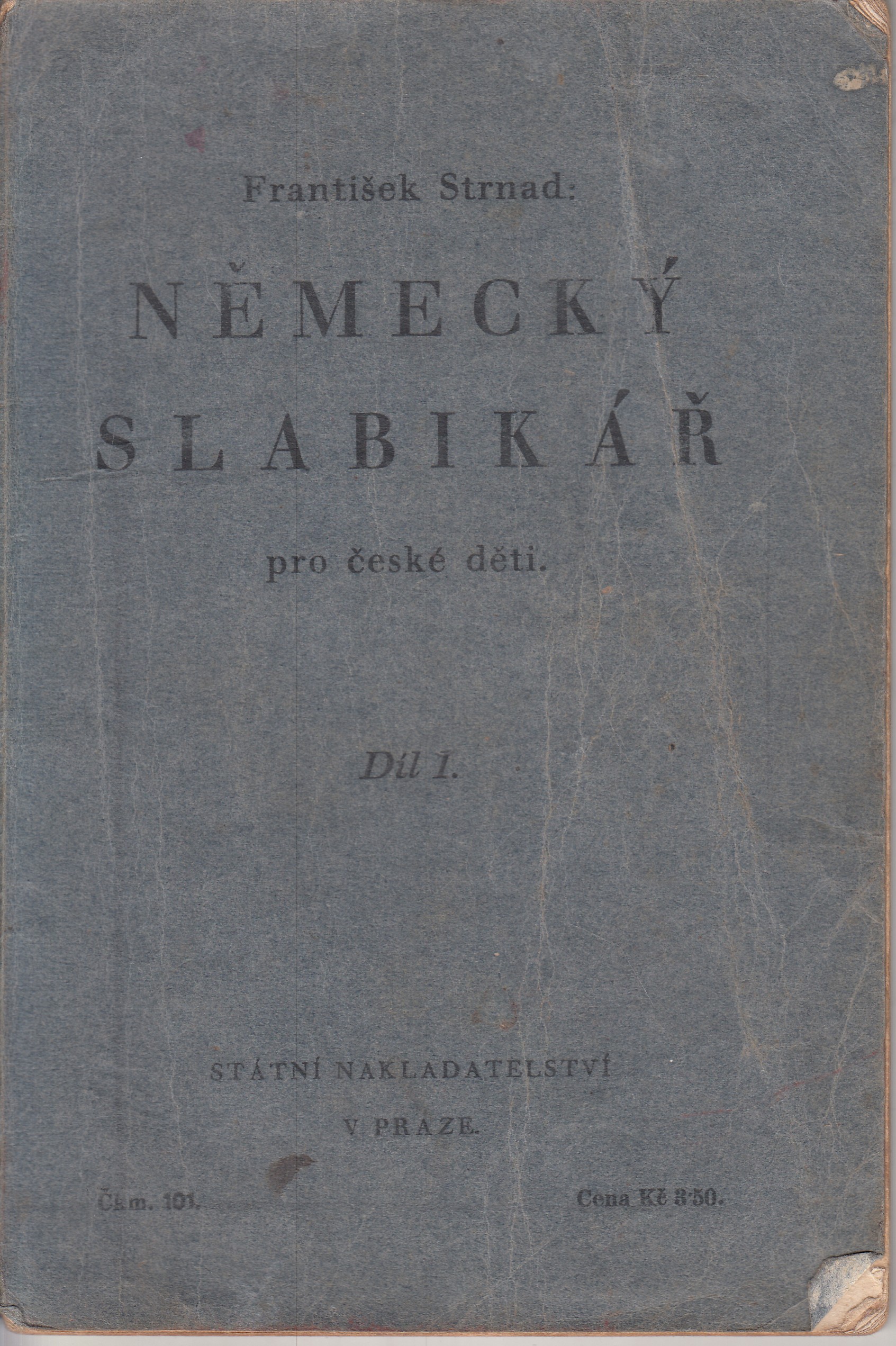 Německý slabikář pro české děti díl 1.