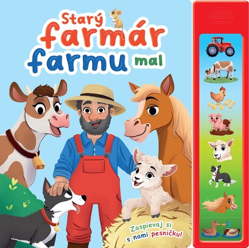 Starý farmár farmu mal