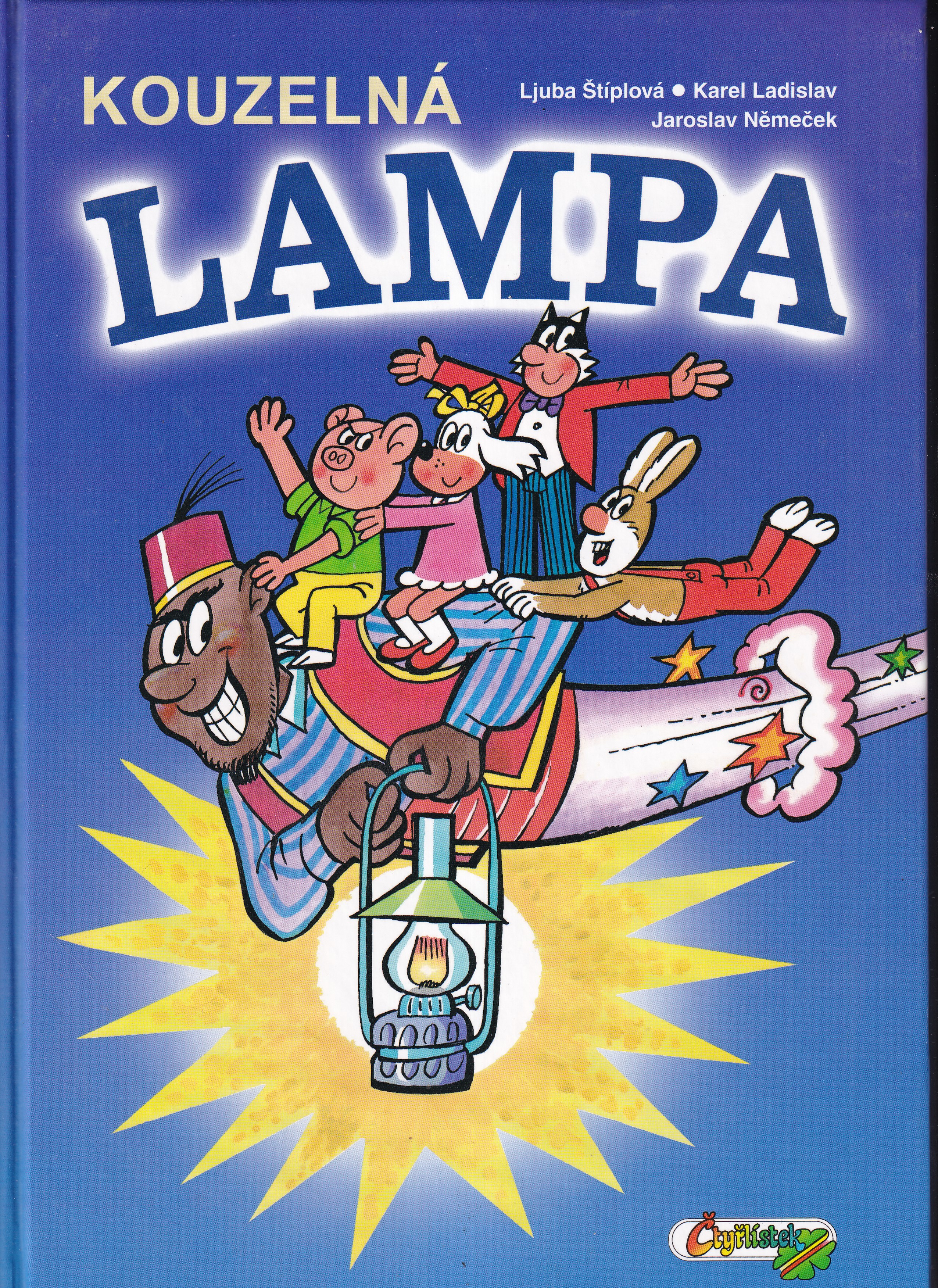 Kouzelná lampa - kresba a podpis J. Němeček