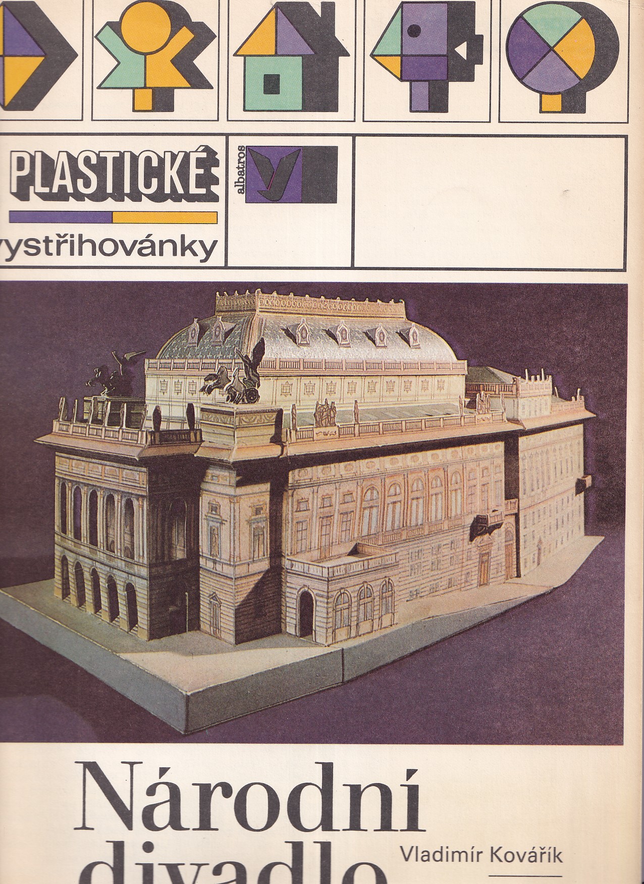 Plastické vystřihovánky - Národní divadlo