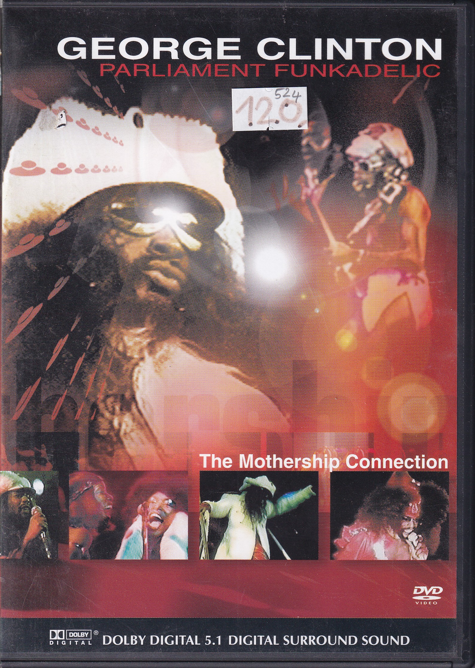 DVD George Clinton, Parliament, Funkadelic - The Mothership Connection