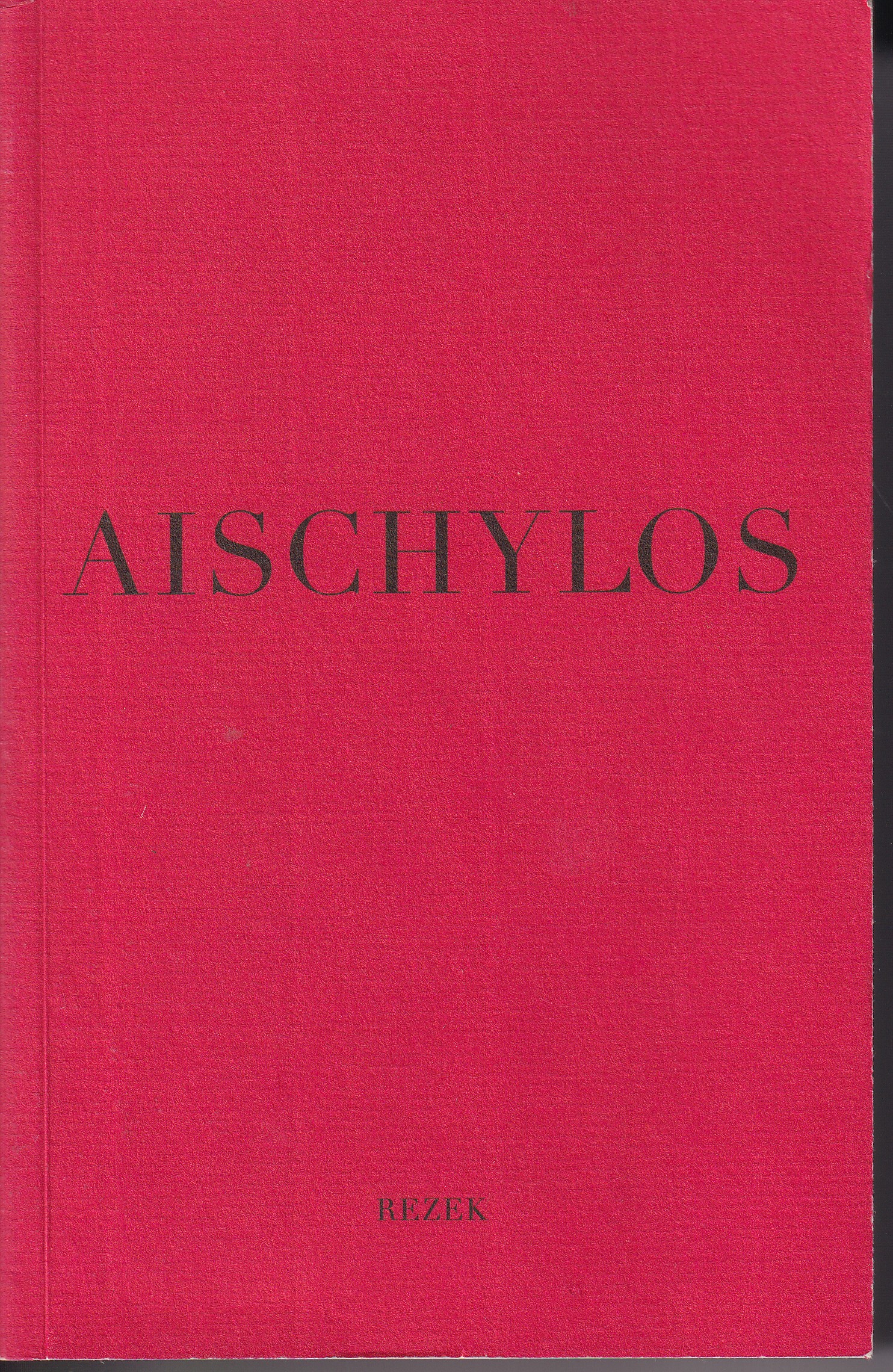Tragédie, Aischylos