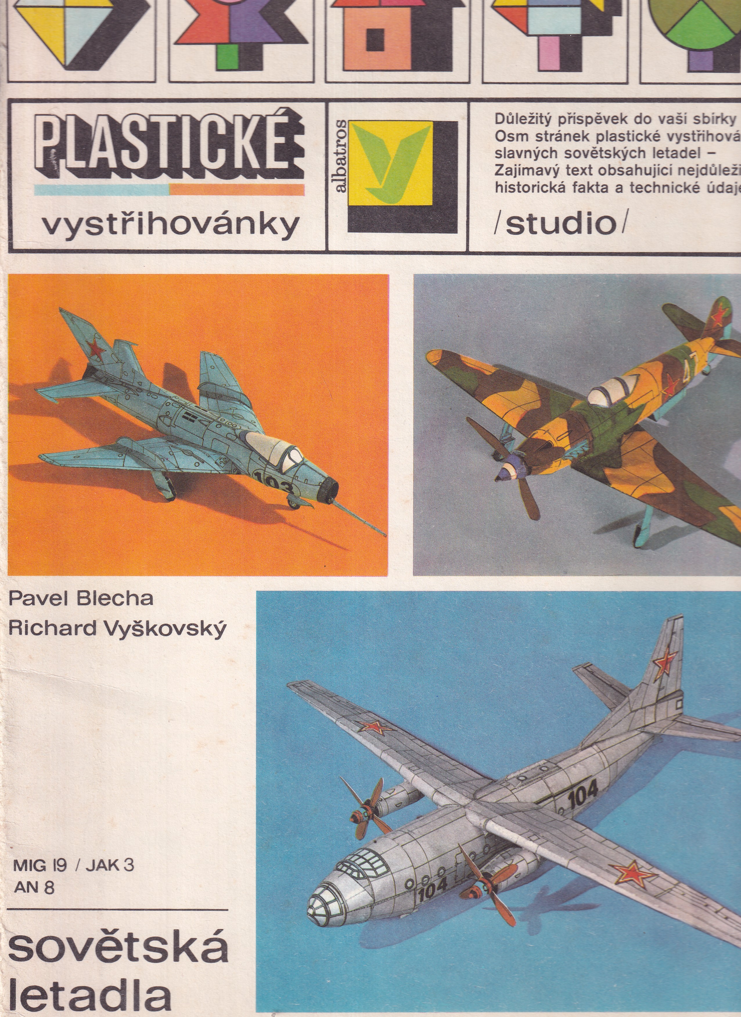 Plastické vystřihovánky - Sovětská letadla