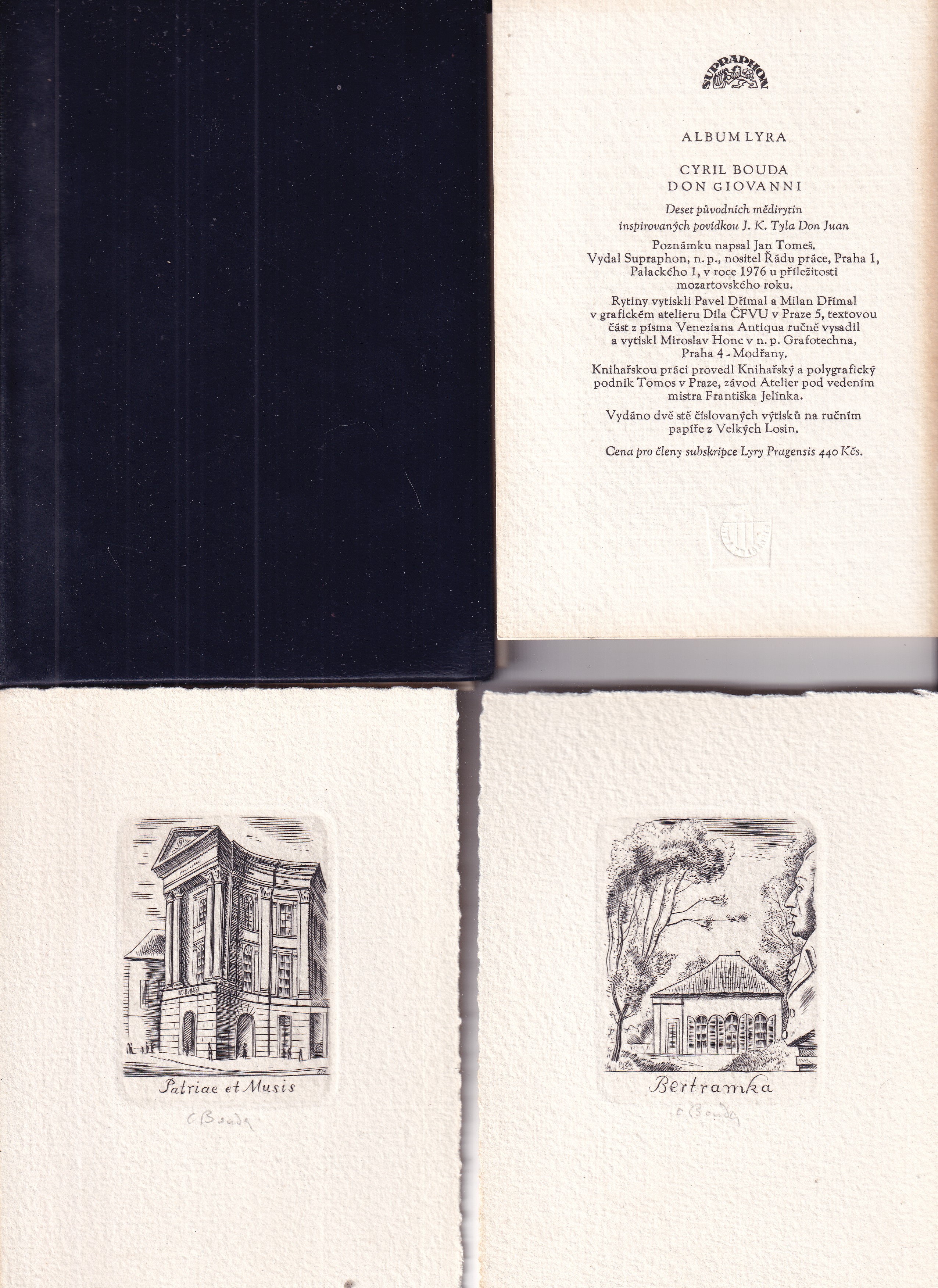 Don Giovanni : 10 mědirytin Cyril Bouda