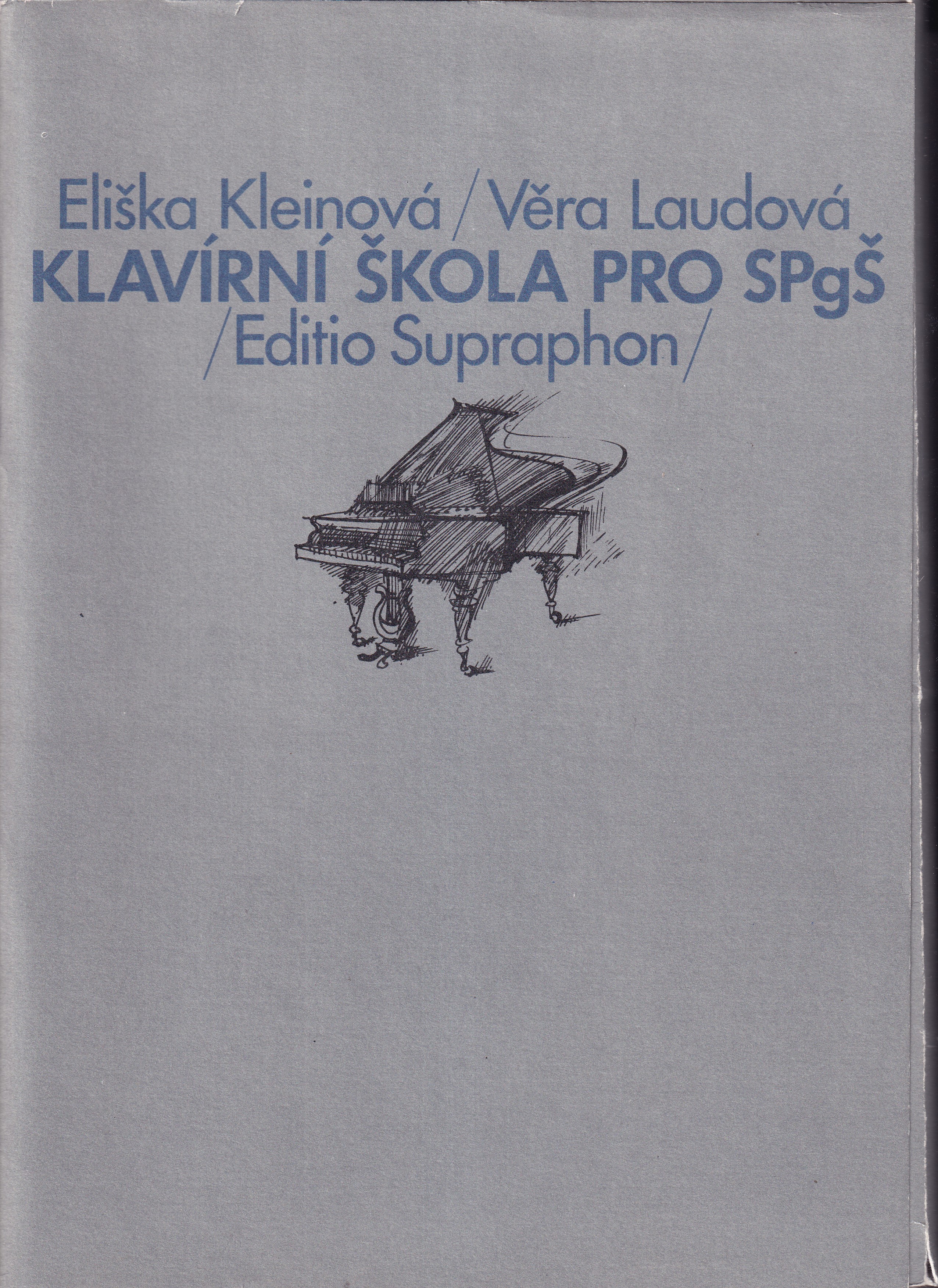 Klavírní škola pro SPgŠ - 4 sešity, noty