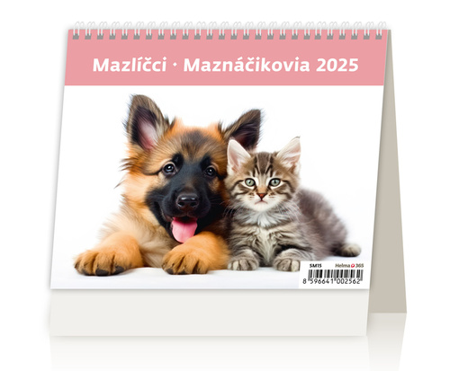 Mazlíčci 2025 - stolní kalendář