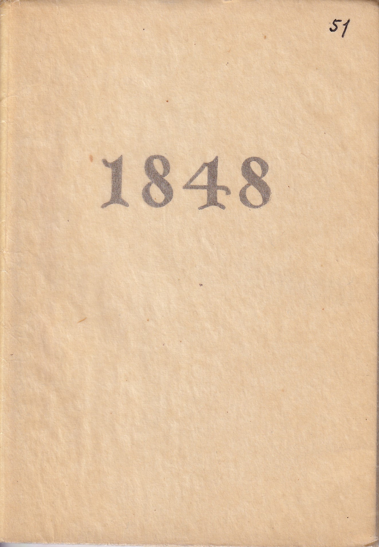 Rok 1848 v ohlasu jarmarečních písní