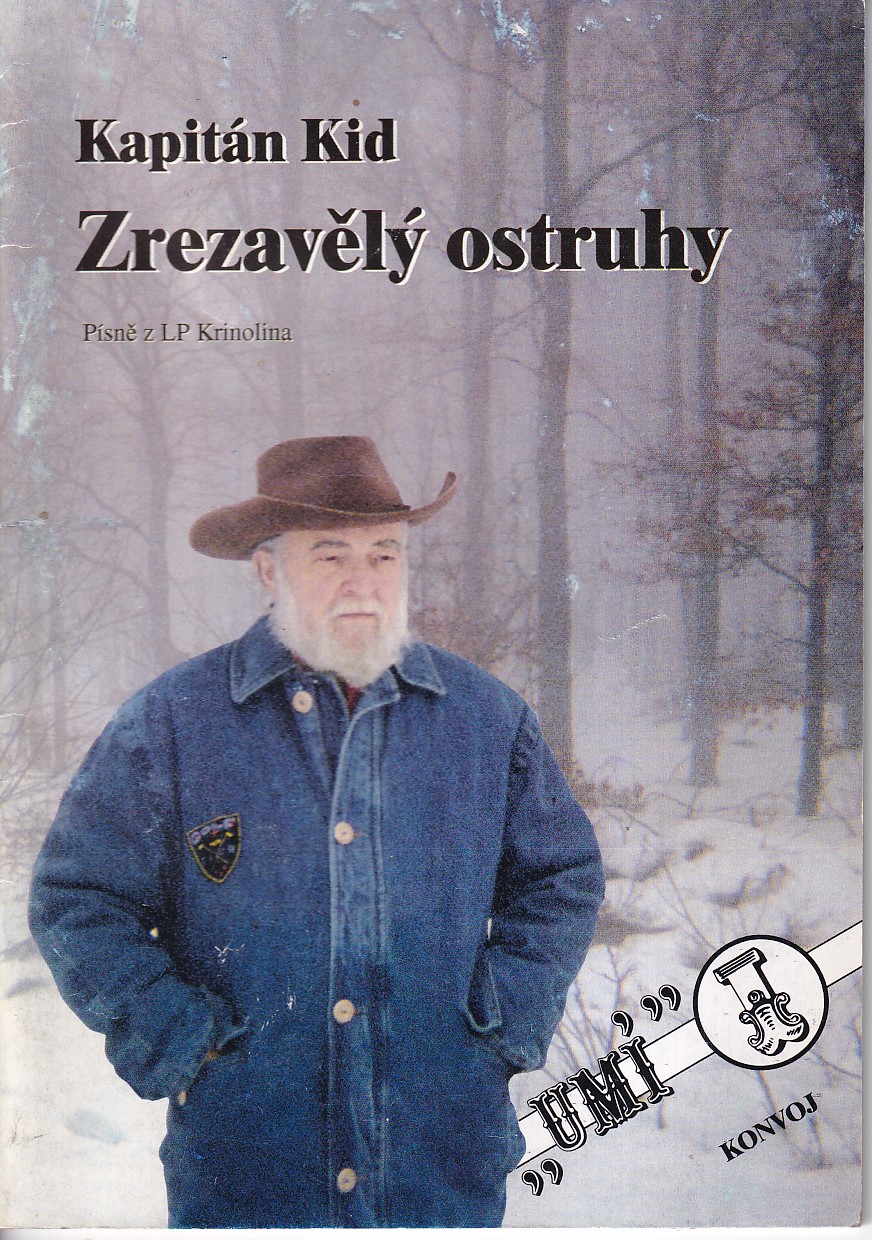 Zrezavělý ostruhy - noty, zpěvník