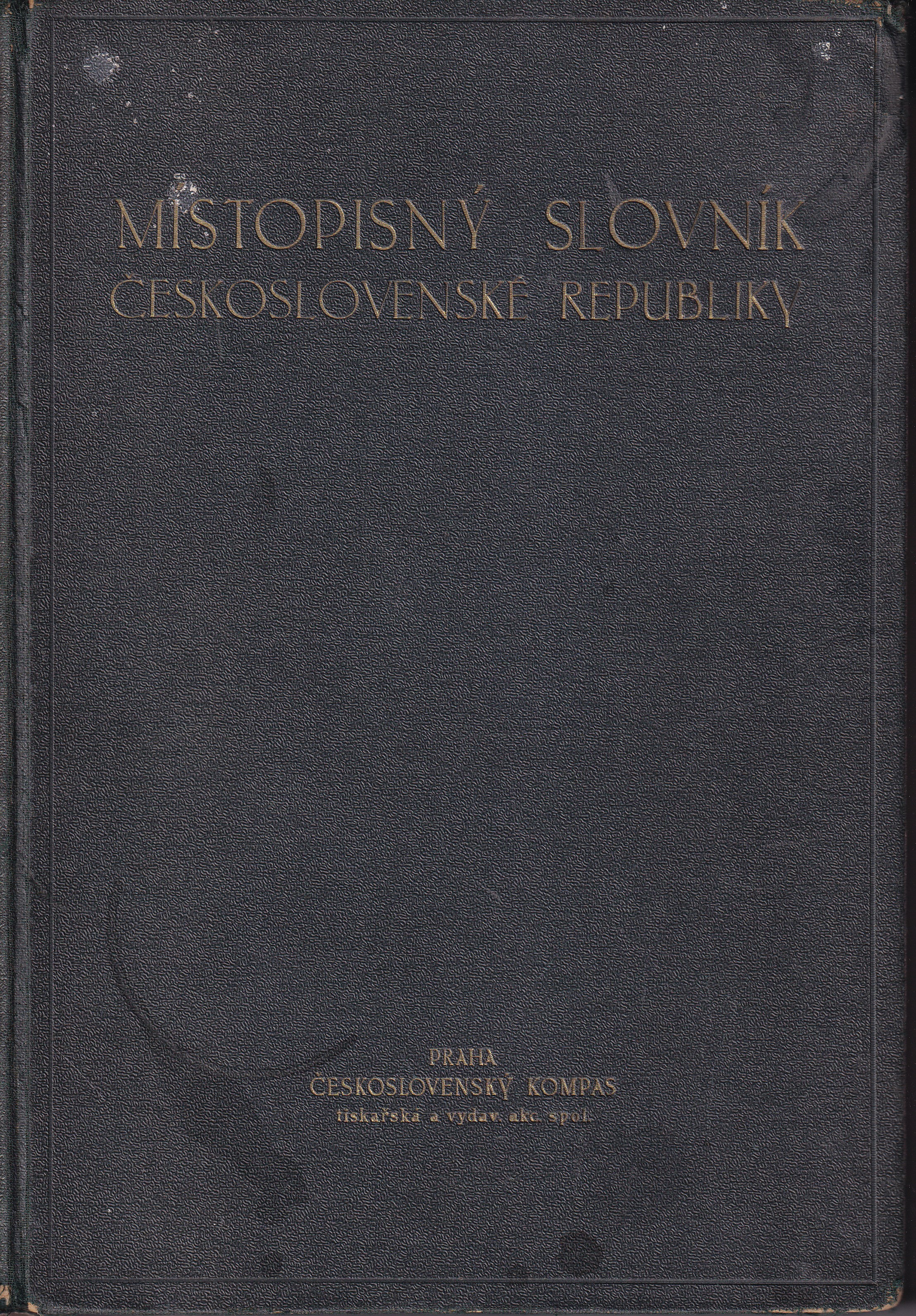 Místopisný slovník Československé republiky