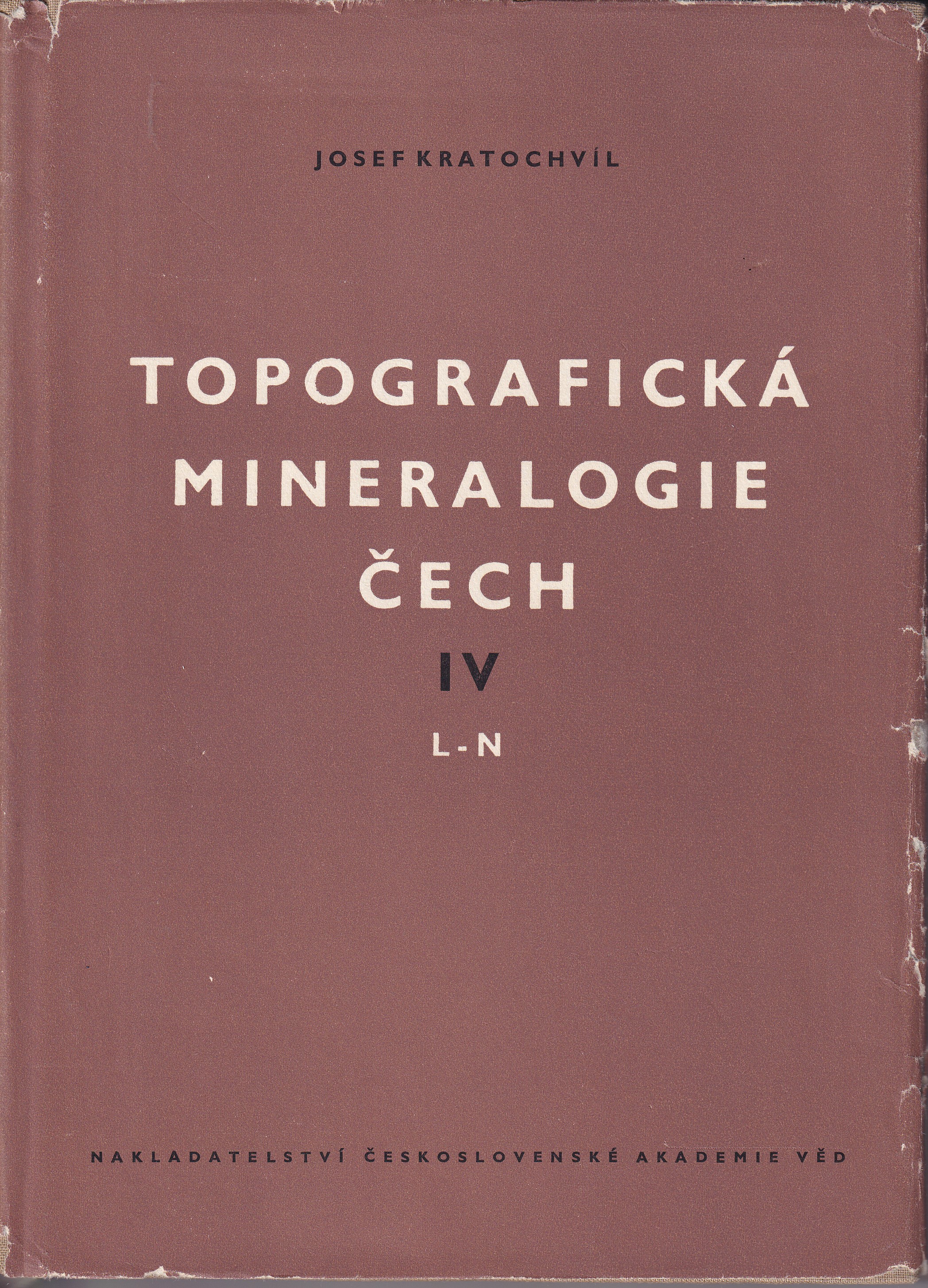 Topografická mineralogie Čech  IV. L - N