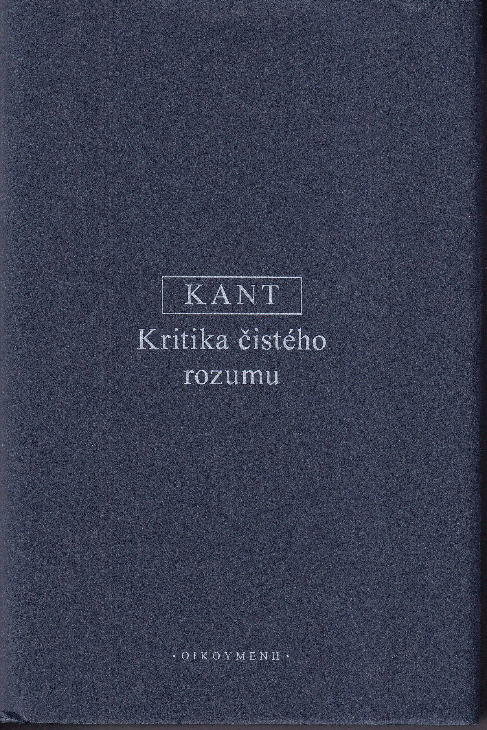 Kritika čistého rozumu