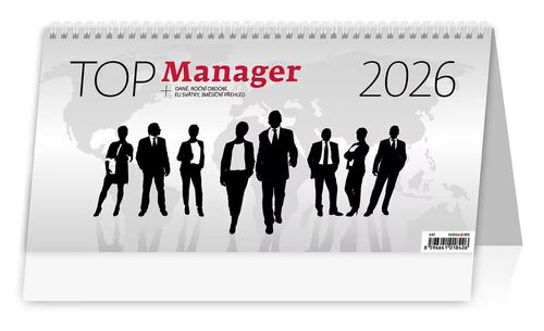 Plánovací kalendář Top Manager - stolní kalendář