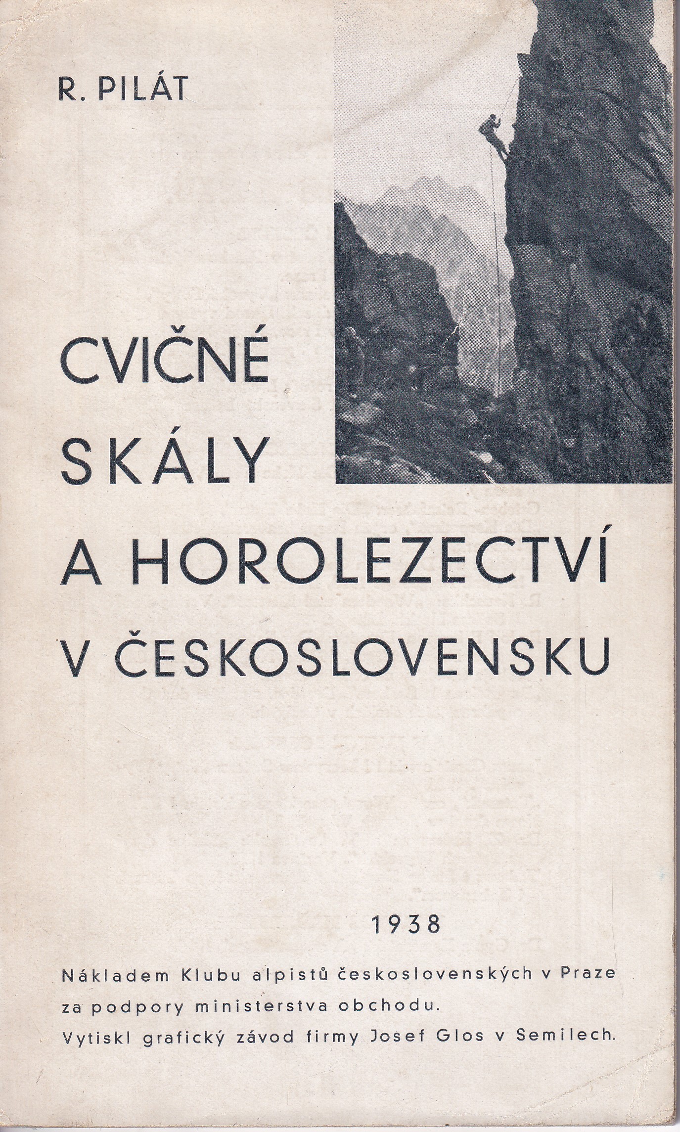 Cvičné skály a horolezectví v Československu