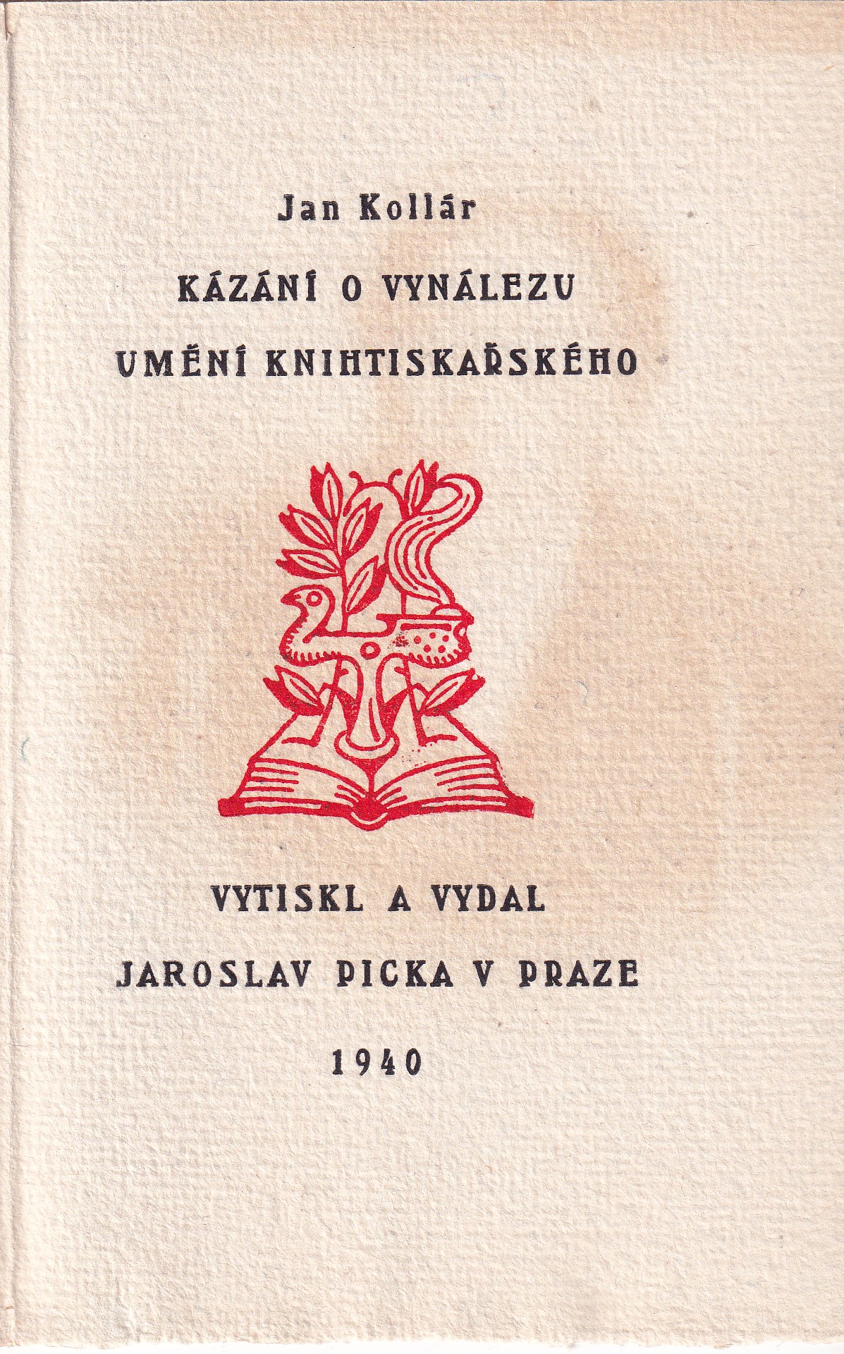 Kázání o vynálezu umění knihtiskařského