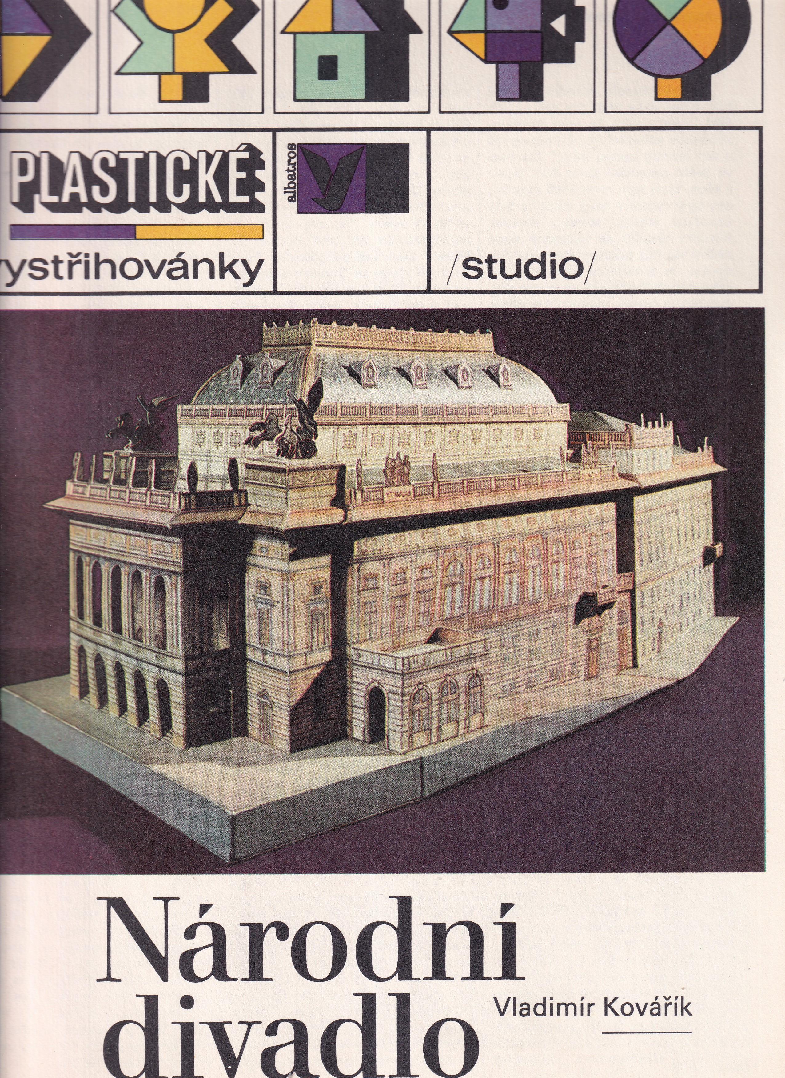 Plastické vystřihovánky - Národní divadlo