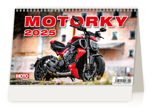 Motorky 2025 - stolní kalendář