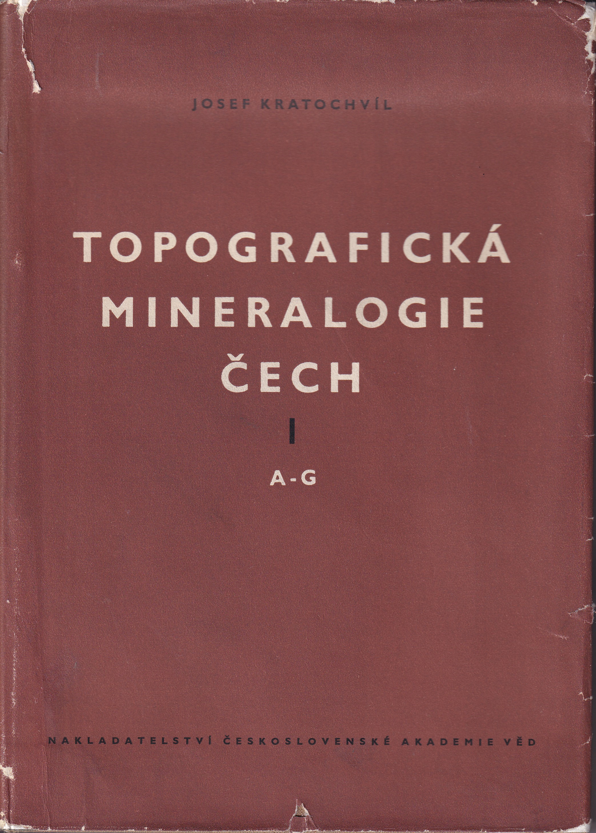 Topografická mineralogie Čech  I. A - G