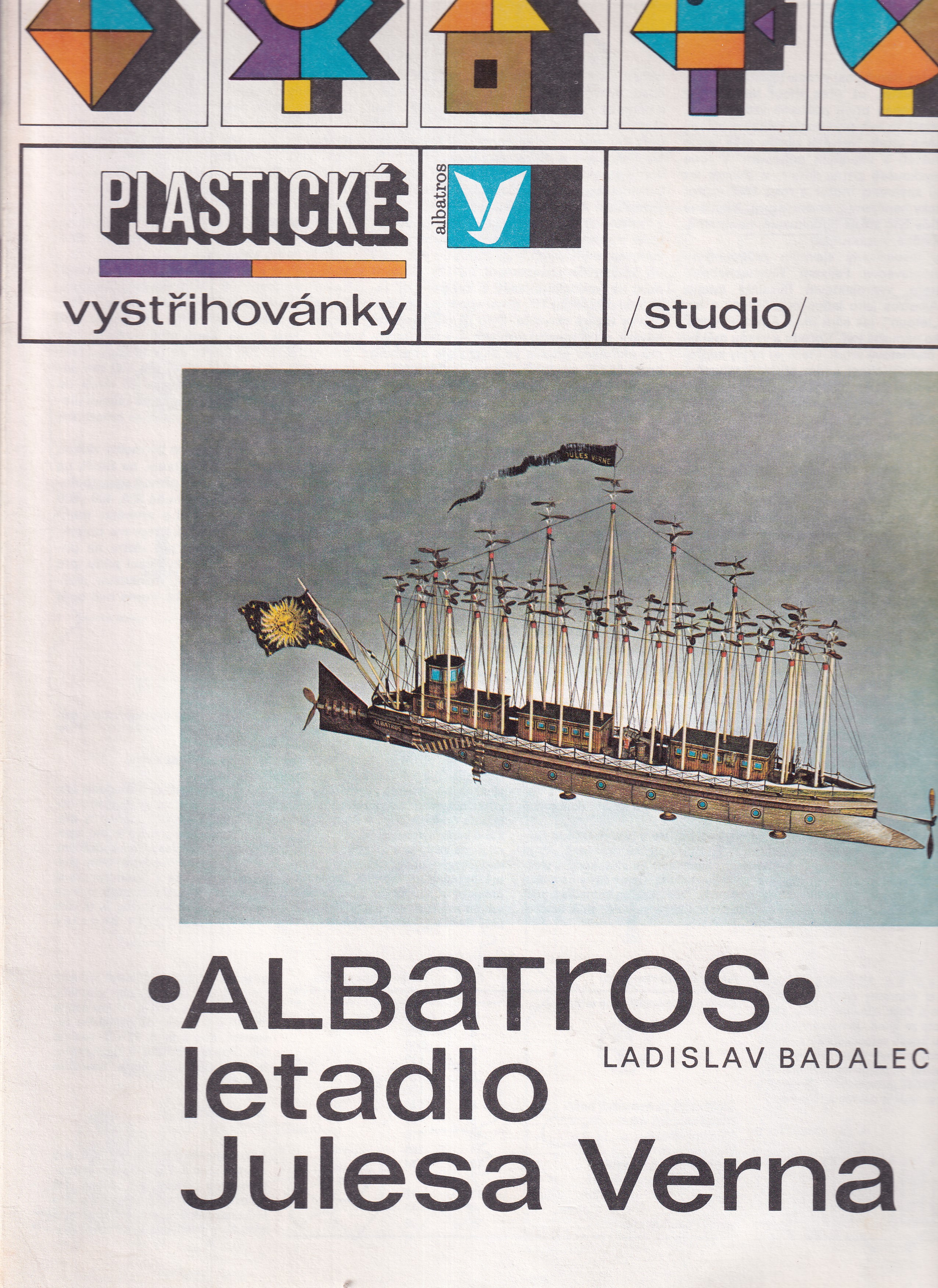 Plastické vystřihovánky - Albatros - letadlo Julese Verna