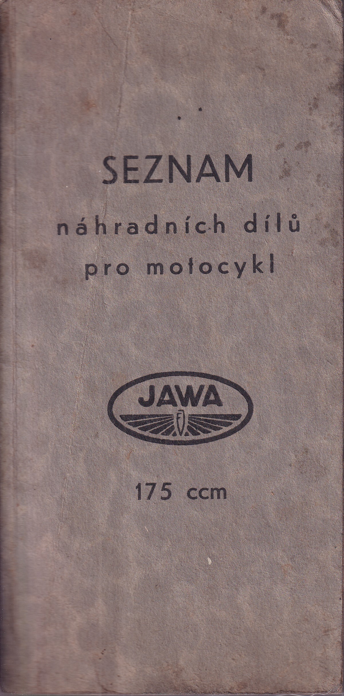 Seznam náhradních dílů pro motocykl