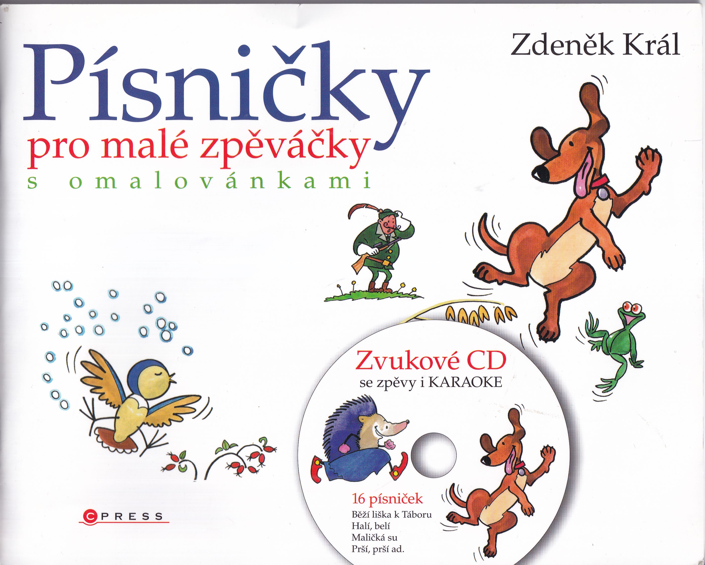 Další písničky pro malé zpěváčky s omalovánkami