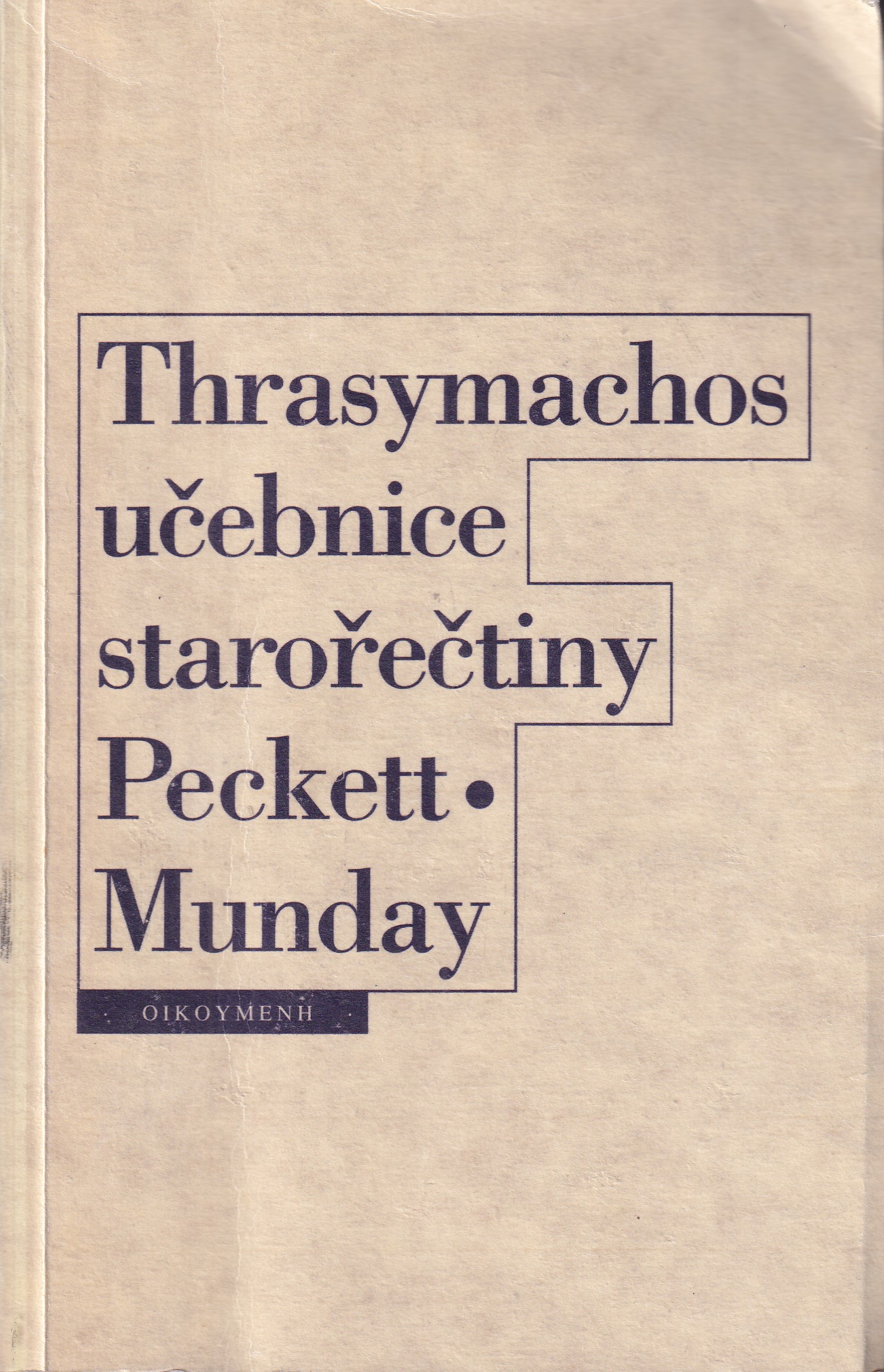 Thrasymachos : učebnice starořečtiny (1995)