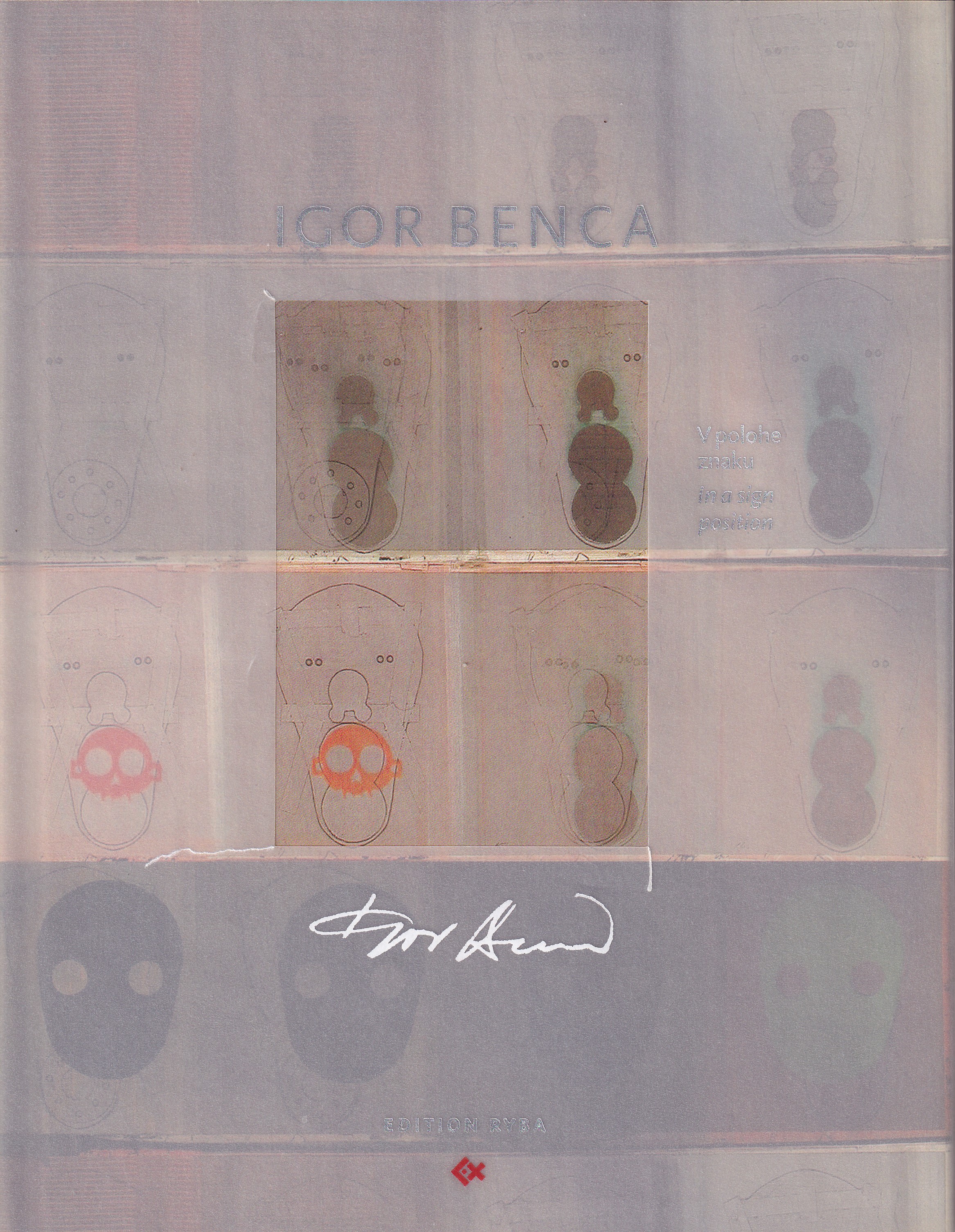 Igor Benca : v polohe znaku  / grafický list