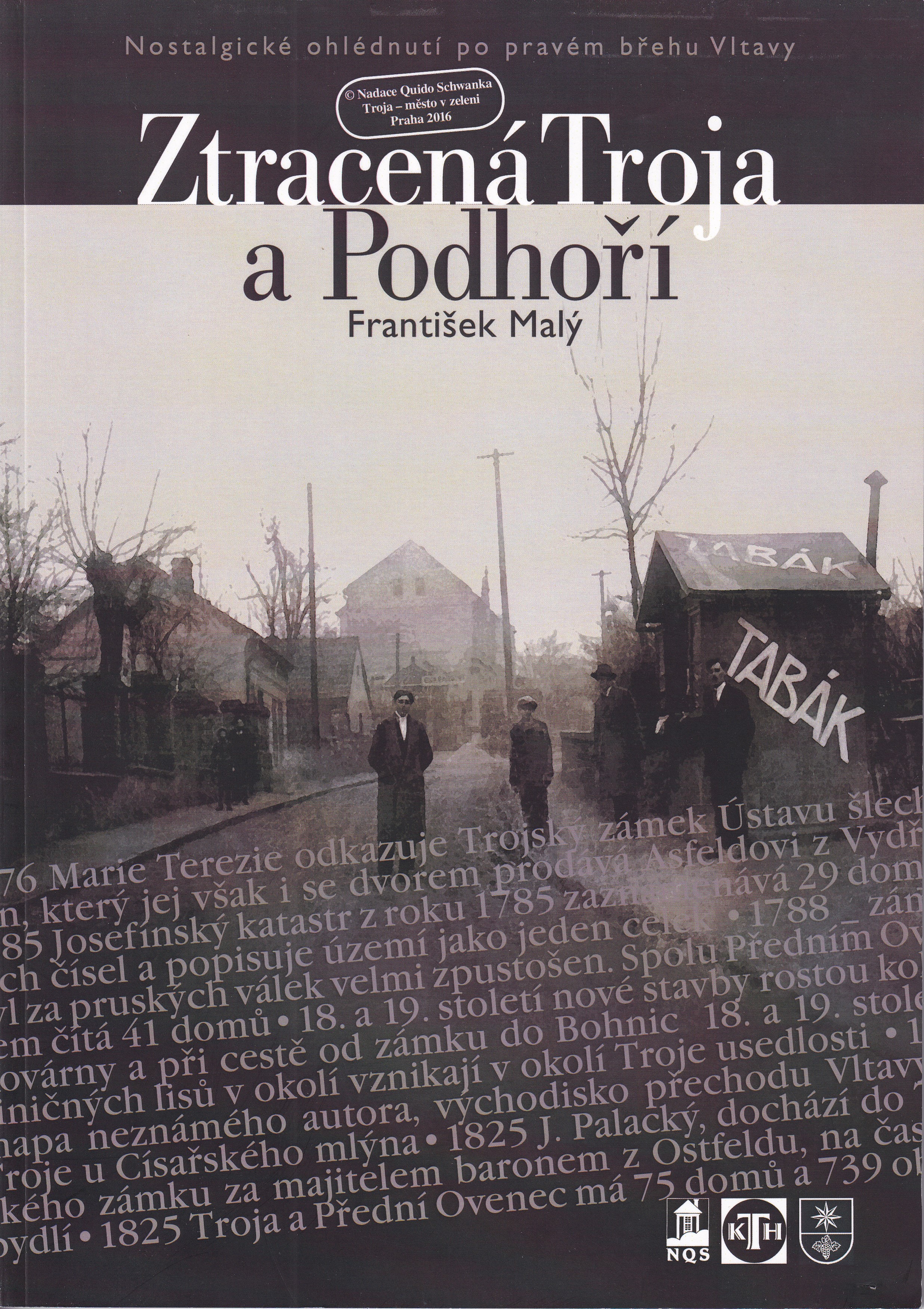 Ztracená Troja a Podhoří  nostalgické ohlédnutí po pravém břehu Vltavy   František Malý
