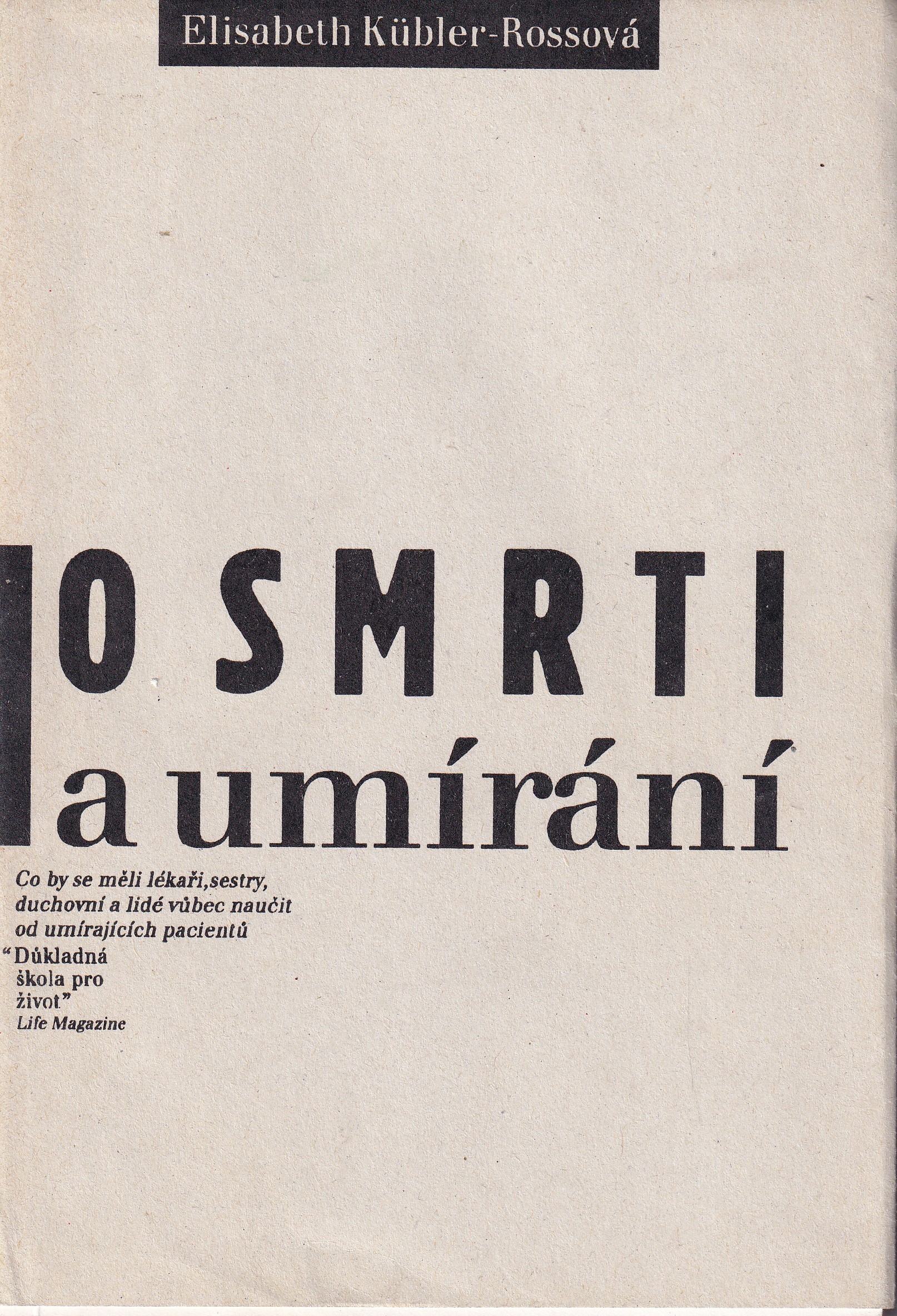 O smrti a umírání