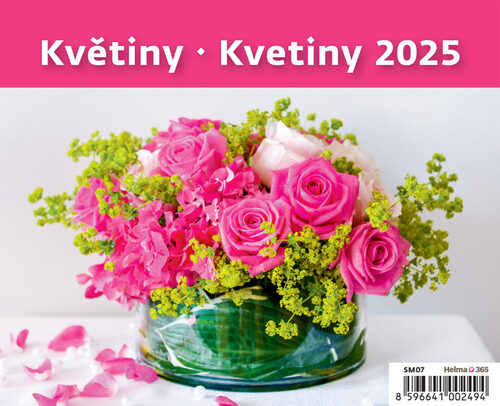 Květiny 2025 - stolní kalendář