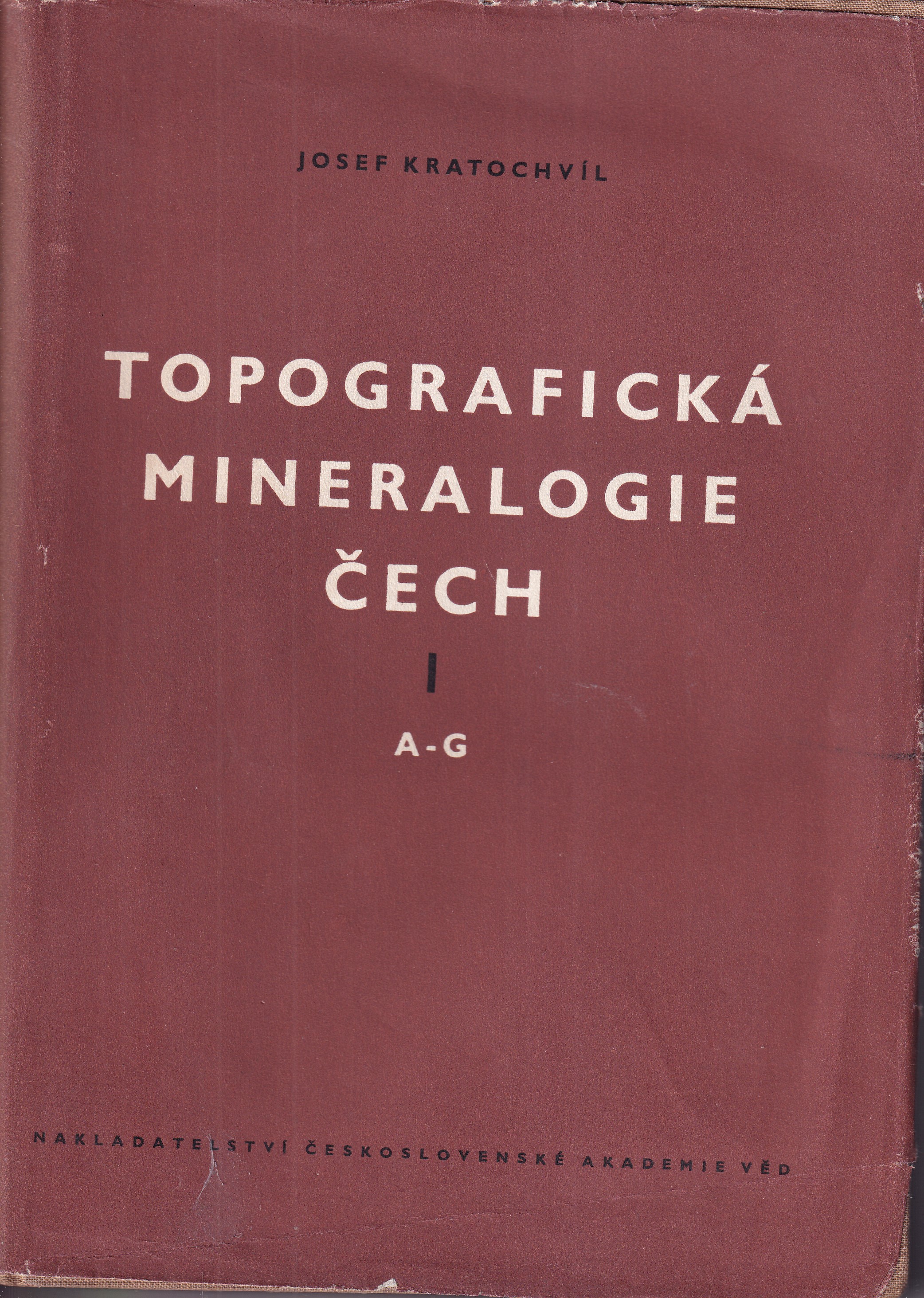 Topografická mineralogie Čech  I. A - G