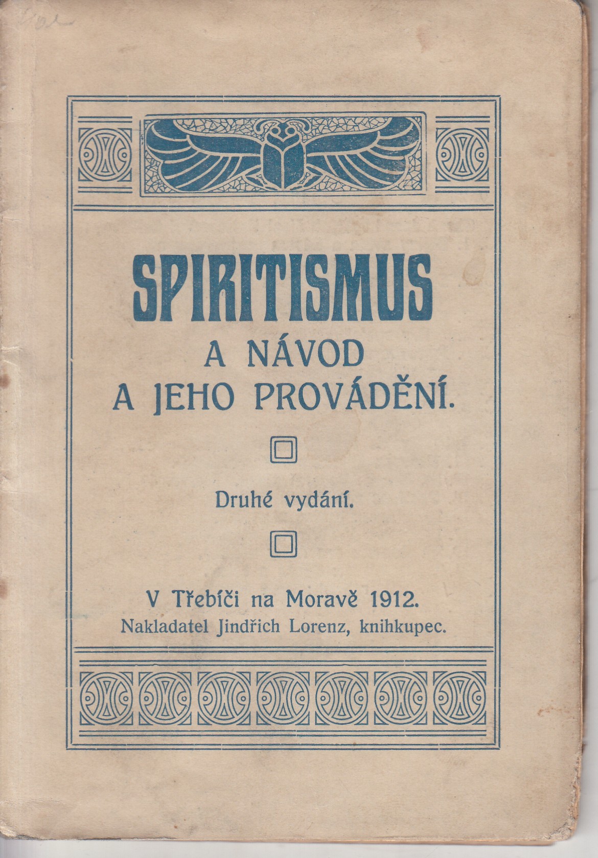 Spiritismus a návod a jeho provádění